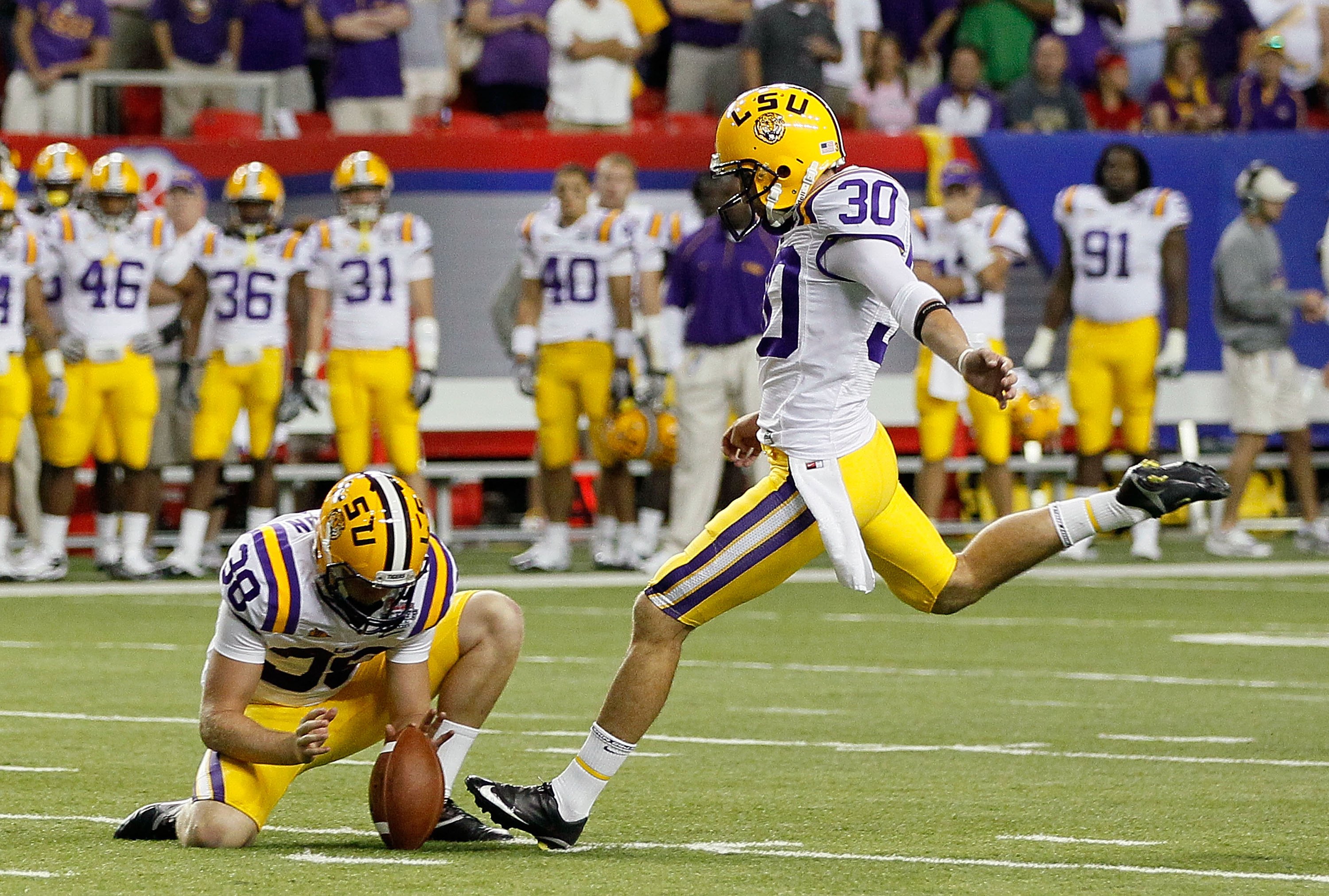 Jordan Jefferson LSU Tigers #9 Mesh Football Jersey - Purple