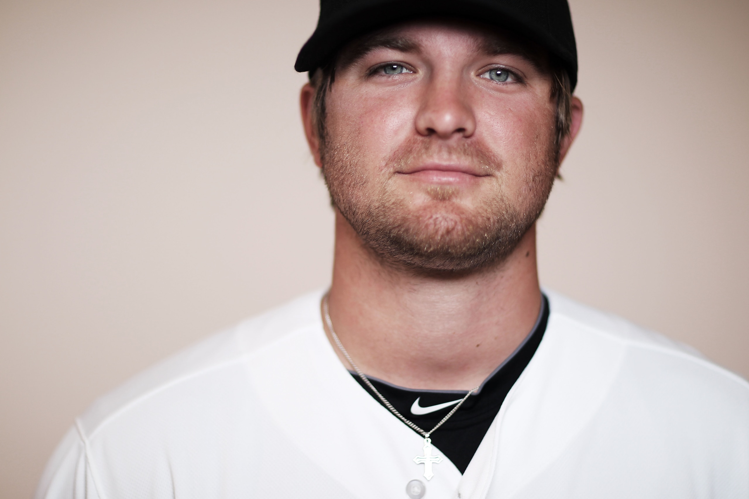 DUNEDIN, FL - FEBRUARY 20:  Kyle Drabek #4 of the Toronto Blue Jays poses during photo day at Florida Auto Exchange Stadium on February 20, 2011 in Dunedin, Florida.  (Photo by Nick Laham/Getty Images)