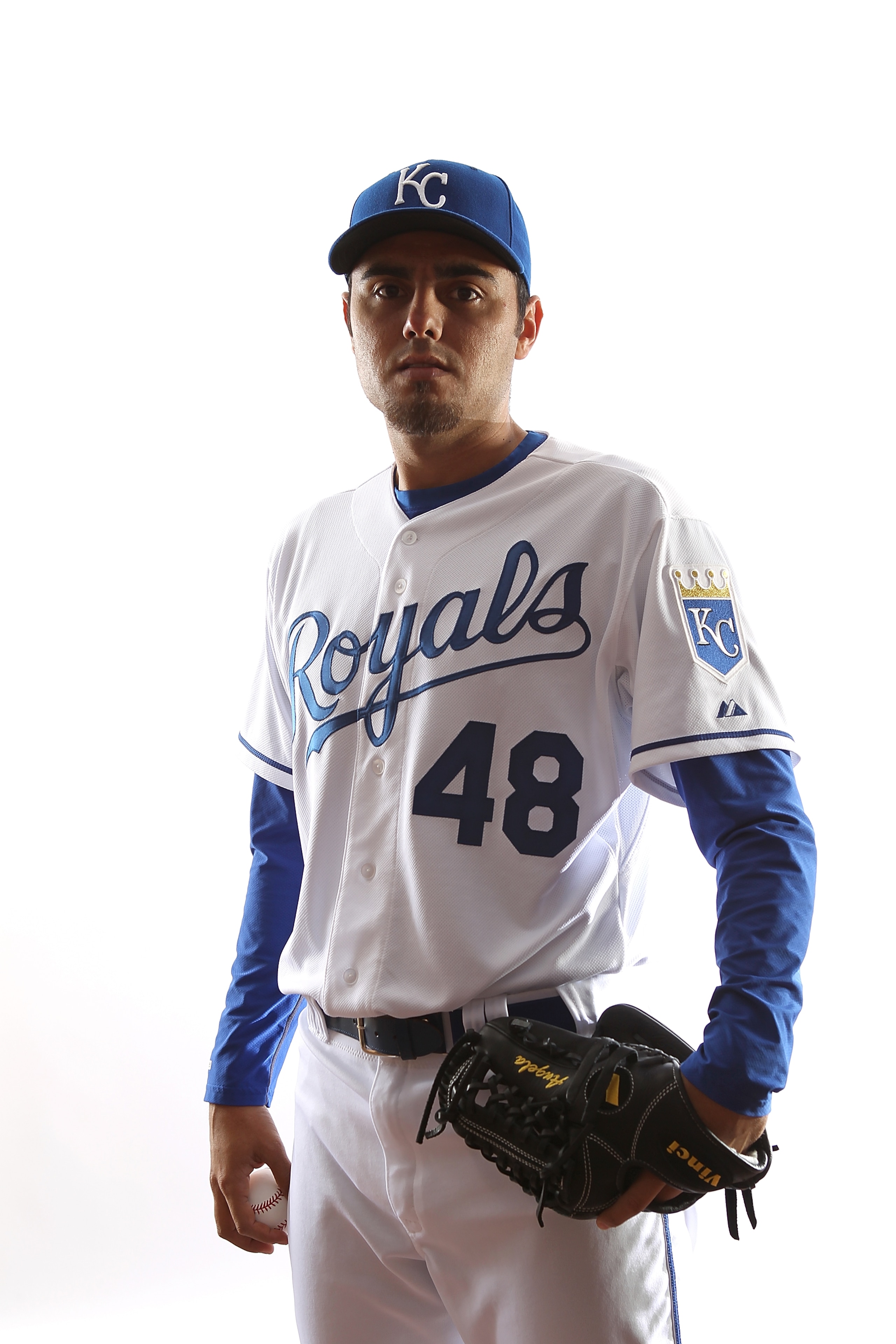 SURPRISE, AZ - FEBRUARY 23:  Picther Joakim Soria #48 of the Kansas City Royals poses for a portrait during Spring Training Media Day on February 23, 2011 at Suprise Stadium in Surprise, Arizona..  (Photo by Jonathan Ferrey/Getty Images)