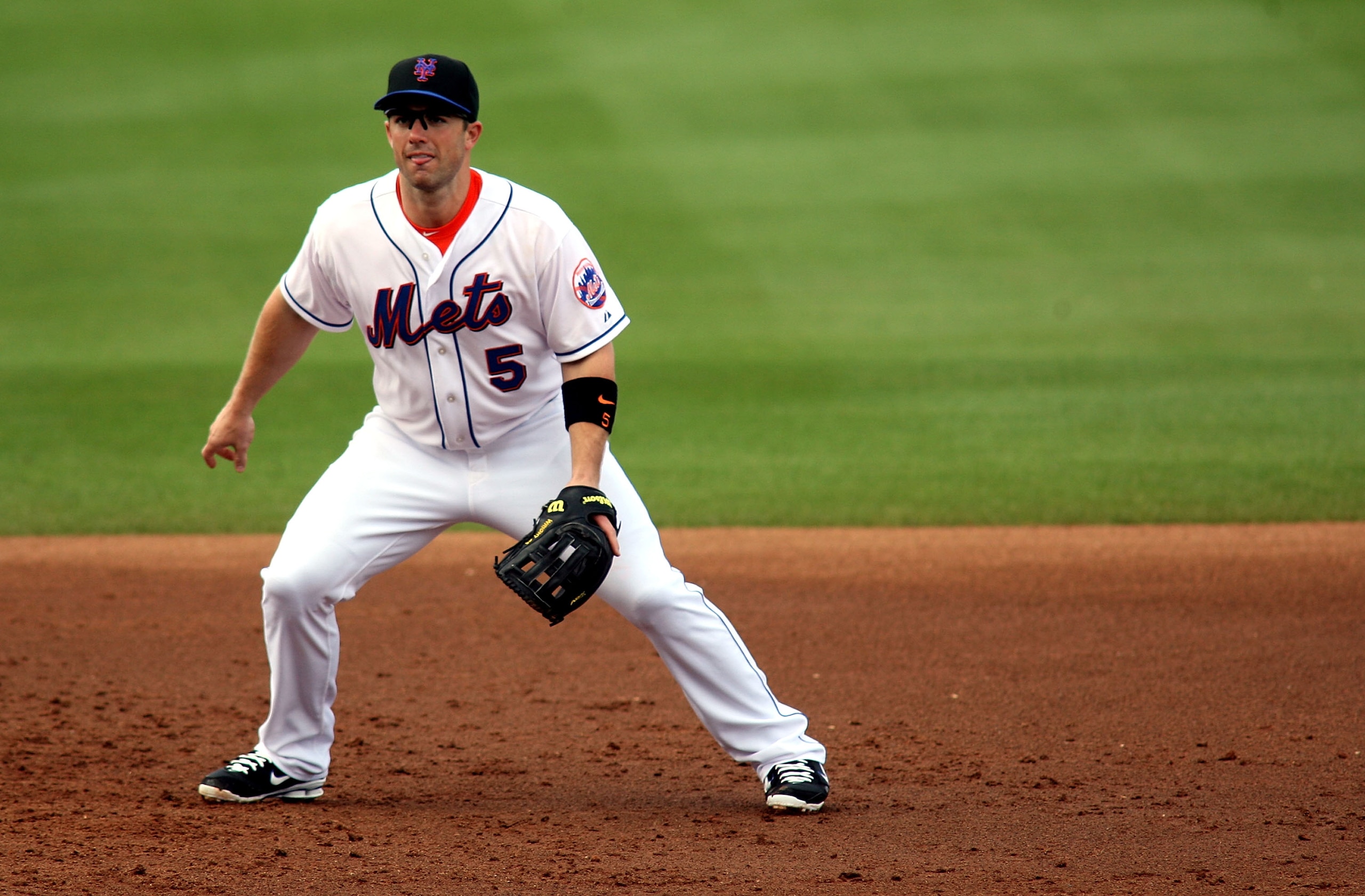 PORT ST. LUCIE, FL - MARCH 03: David Wright #5 of the New York Mets bats against the St. Louis Cardinals stealing second base at Digital Domain Park on March 3, 2011 in Port St. Lucie, Florida. (Photo by Marc Serota/Getty Images) PORT ST. LUCIE, FL - MARCH 03: David Wright #5 of the New York Mets bats against the St. Louis Cardinals stealing second base at Digital Domain Park on March 3, 2011 in Port St. Lucie, Florida. (Photo by Marc Serota/Getty Images)