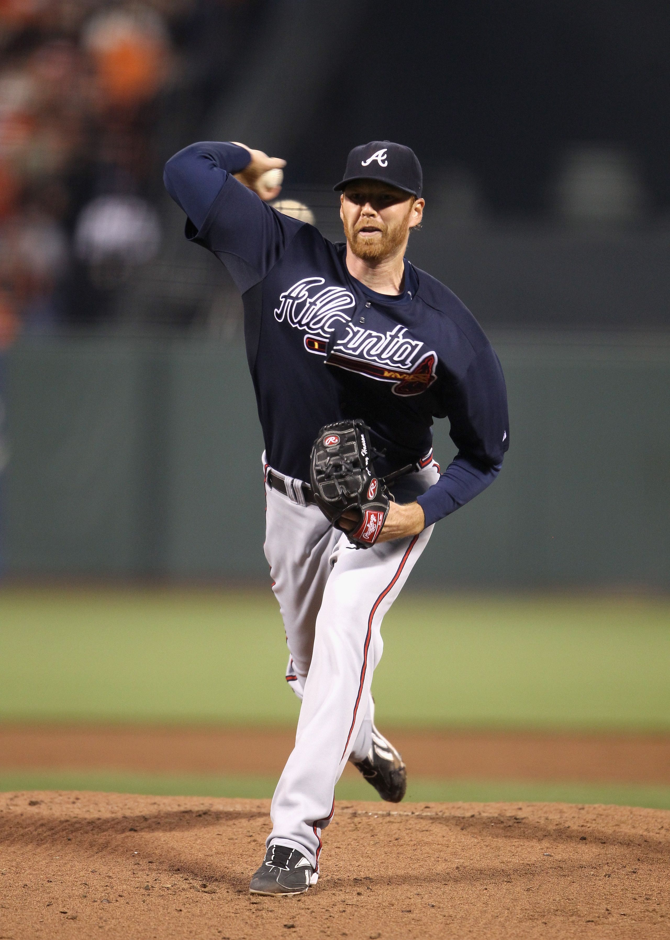 SAN FRANCISCO - OCTOBER 08: Tommy Hanson #48 of the Atlanta Braves pitches against the San Francisco Giants during game 2 of the NLDS at AT&T Park on October 8, 2010 in San Francisco, California. (Photo by Ezra Shaw/Getty Images) SAN FRANCISCO - OCTOBER 08: Tommy Hanson #48 of the Atlanta Braves pitches against the San Francisco Giants during game 2 of the NLDS at AT&T Park on October 8, 2010 in San Francisco, California. (Photo by Ezra Shaw/Getty Images)