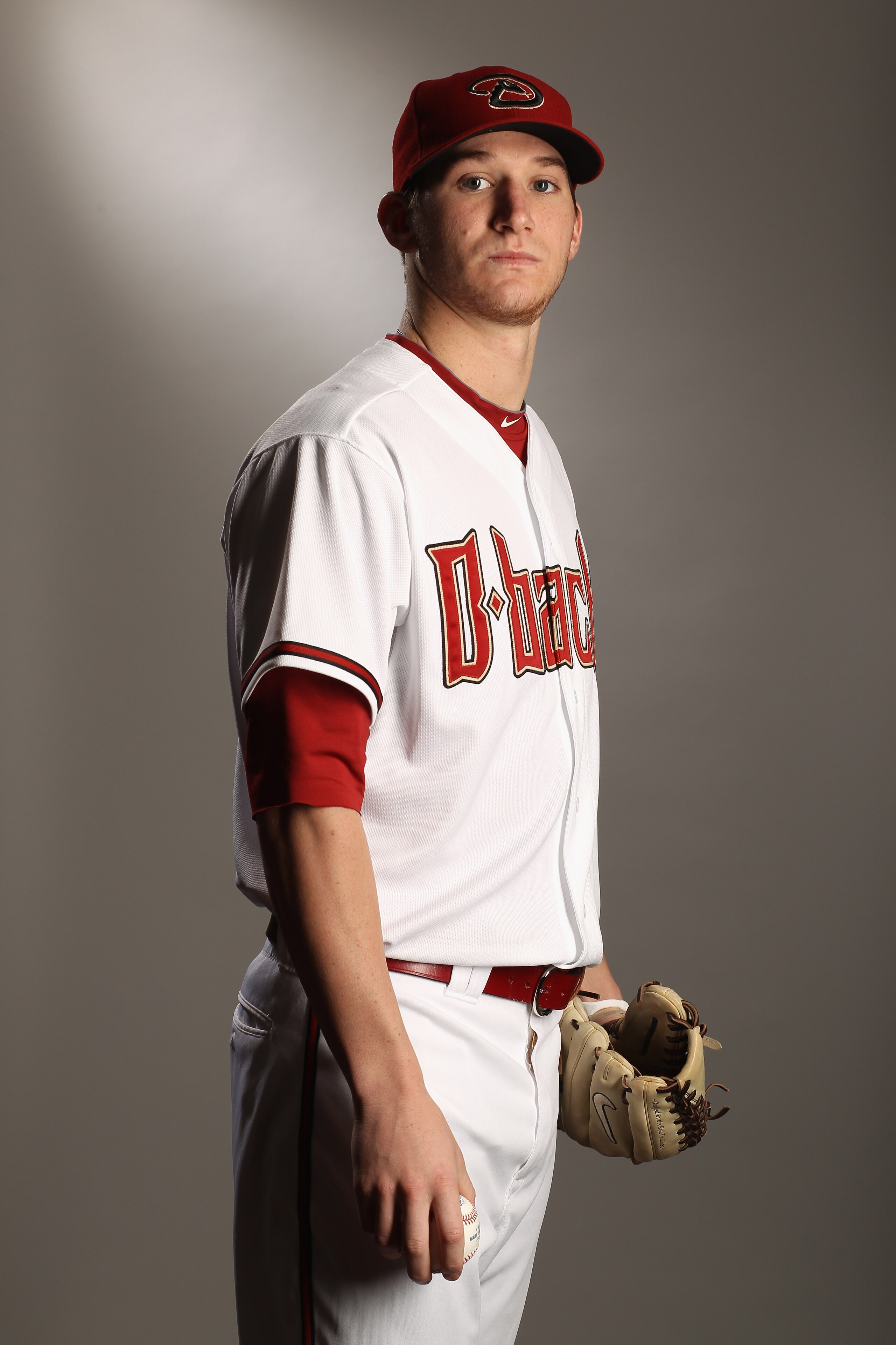 SCOTTSDALE, AZ - FEBRUARY 21:  Jarrod Parker #61 of the Arizona Diamondbacks poses for a portrait at Salt River Fields at Talking Stick on February 21, 2011 in Scottsdale, Arizona.  (Photo by Ezra Shaw/Getty Images)
