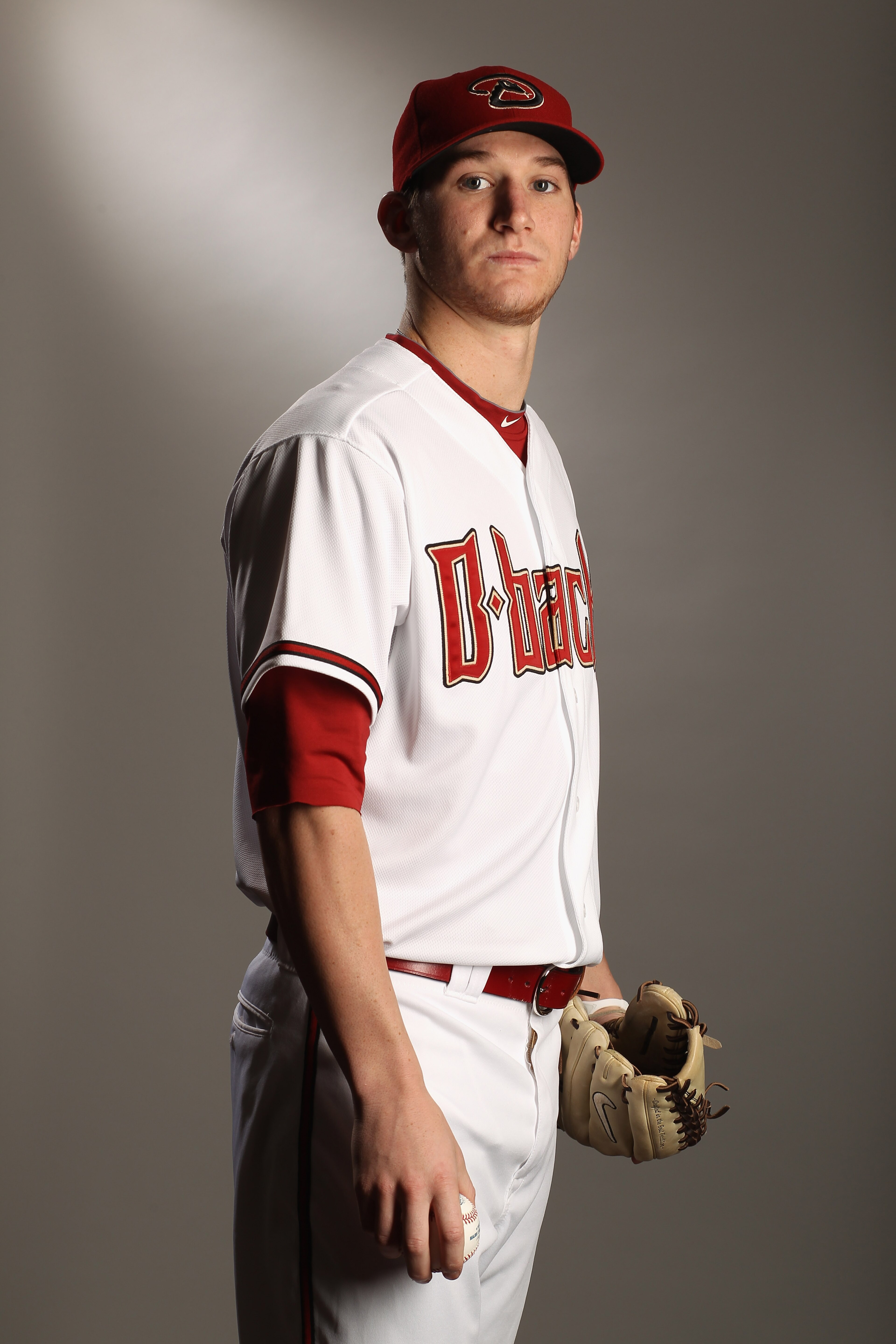 SCOTTSDALE, AZ - FEBRUARY 21:  Jarrod Parker #61 of the Arizona Diamondbacks poses for a portrait at Salt River Fields at Talking Stick on February 21, 2011 in Scottsdale, Arizona.  (Photo by Ezra Shaw/Getty Images)
