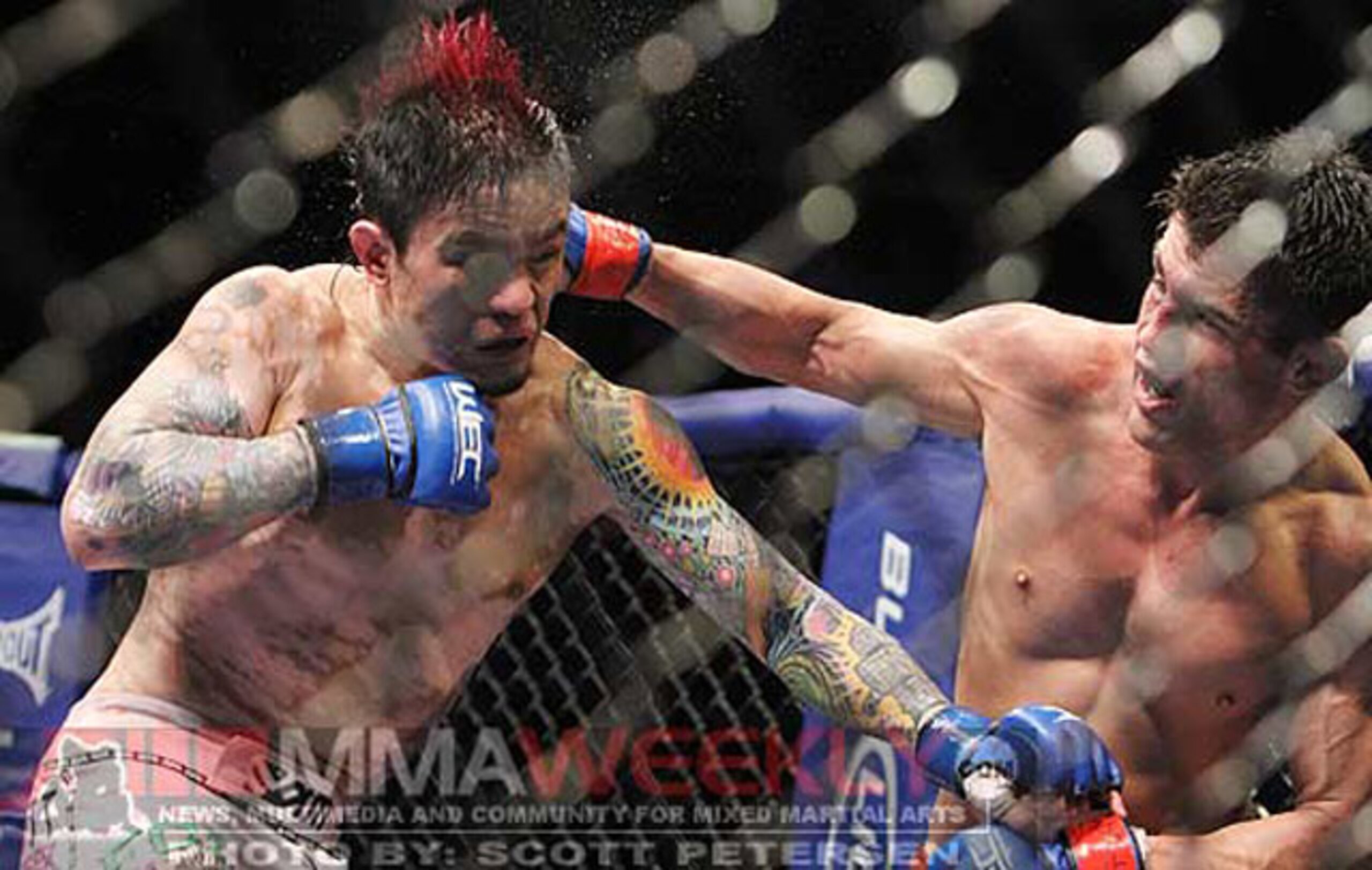 Dominick Cruz completely dominated challenger Scott Jorgensen, defending his title and remaining the top ranked Featherweight in the world. Dominick Cruz completely dominated challenger Scott Jorgensen, defending his title and remaining the top ranked Featherweight in the world.