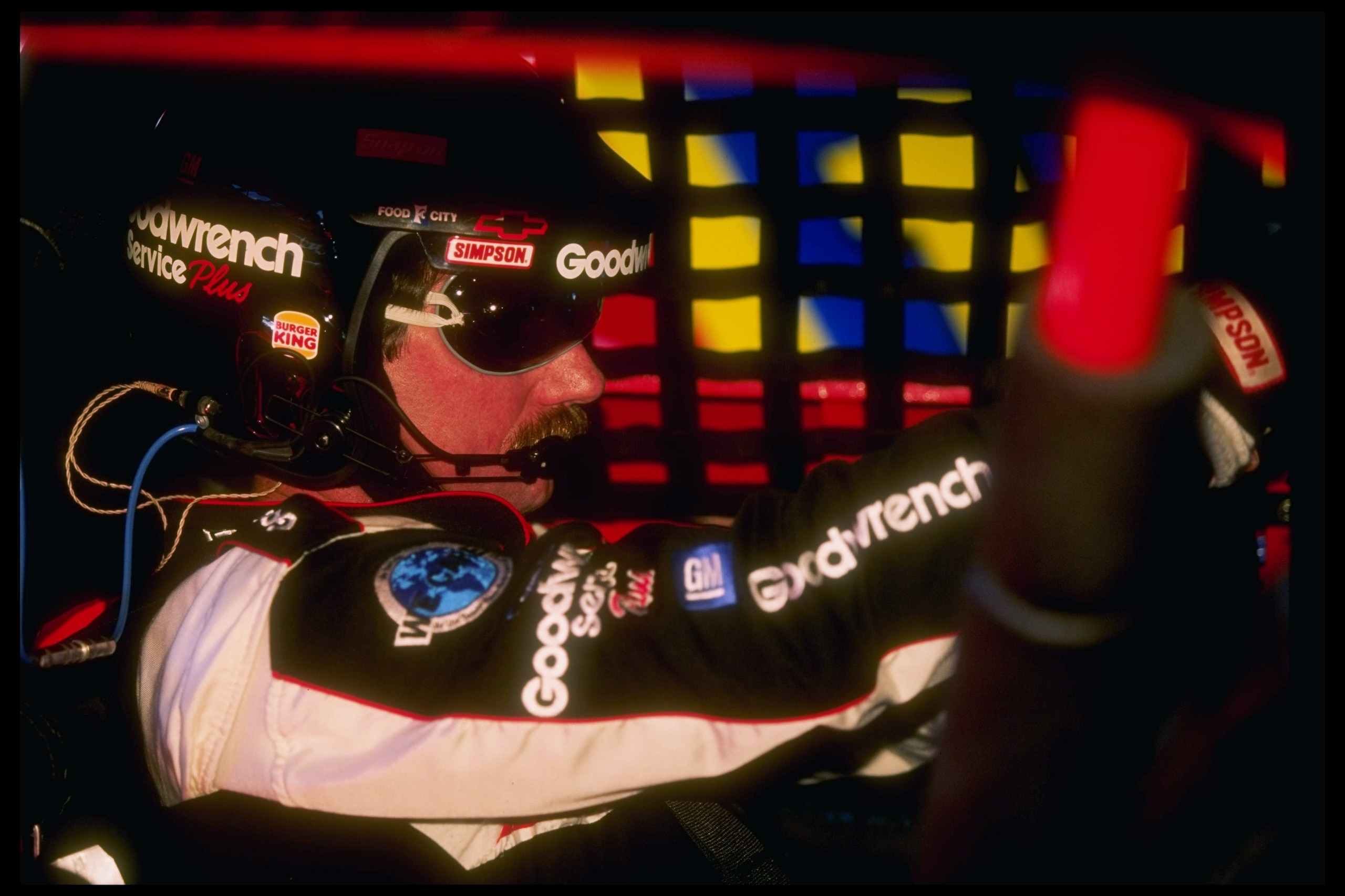 6 Sep 1997:  Dale Earnhardt sits behind the wheel during the Exide Batteries 400 at the Richmond International Raceway in Richmond, Virginia. Mandatory Credit: Craig Jones  /Allsport