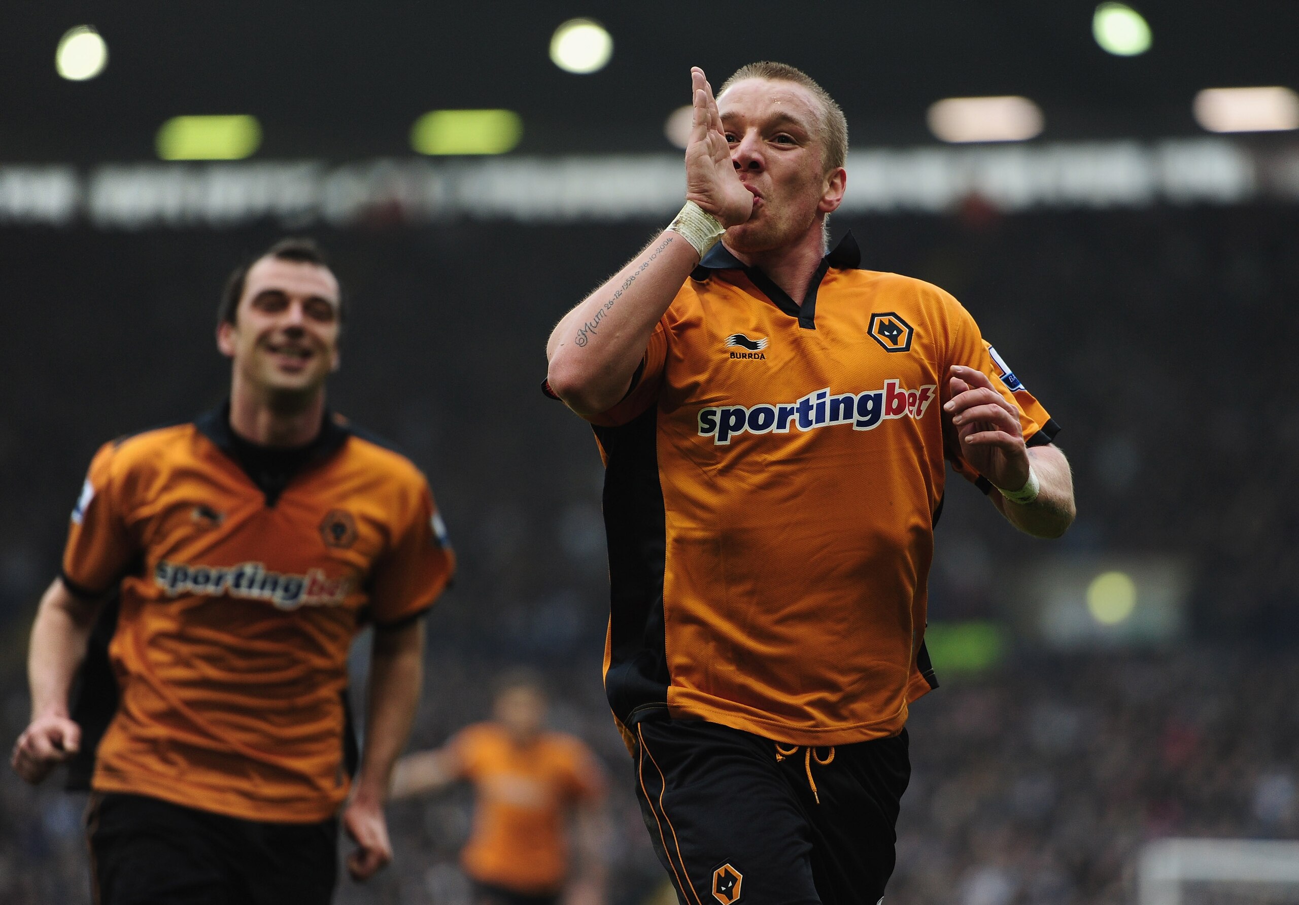 WEST BROMWICH, ENGLAND - FEBRUARY 20:  Jamie O'Hara of Wolverhampton Wanderers celebrates his goal during the Barclays Premier League match between West Bromwich Albion and Wolverhampton Wanderers at The Hawthorns on February 20, 2011 in West Bromwich, En