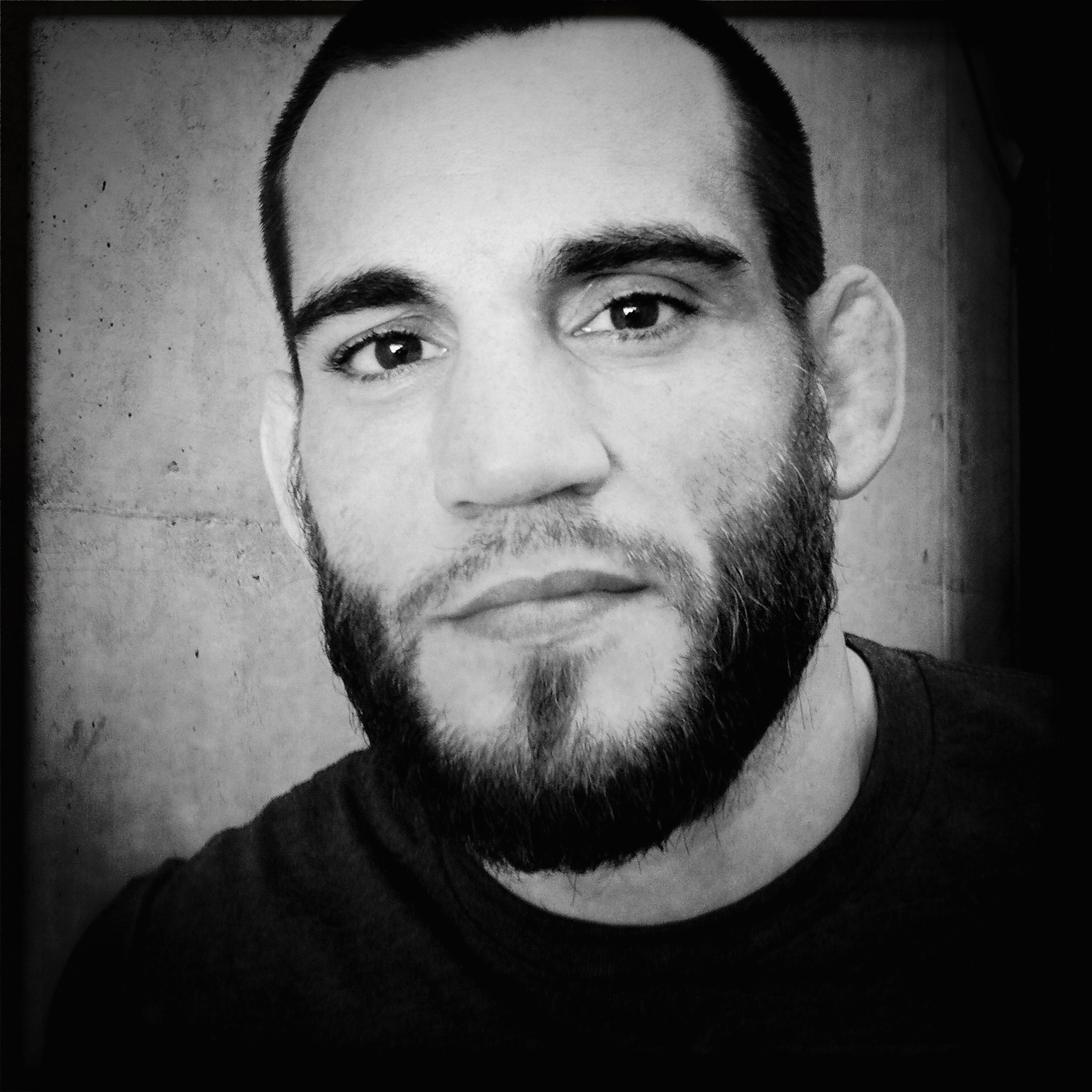 SYDNEY, AUSTRALIA - FEBRUARY 24: (EDITORS NOTE: Image was created using the iPhone Hipstamatic application.) UFC fighter Jon Fitch poses for a portrait during a Roosters NRL photocall with UFC fighters at Sydney Football Stadium on February 24, 2011 in Sy
