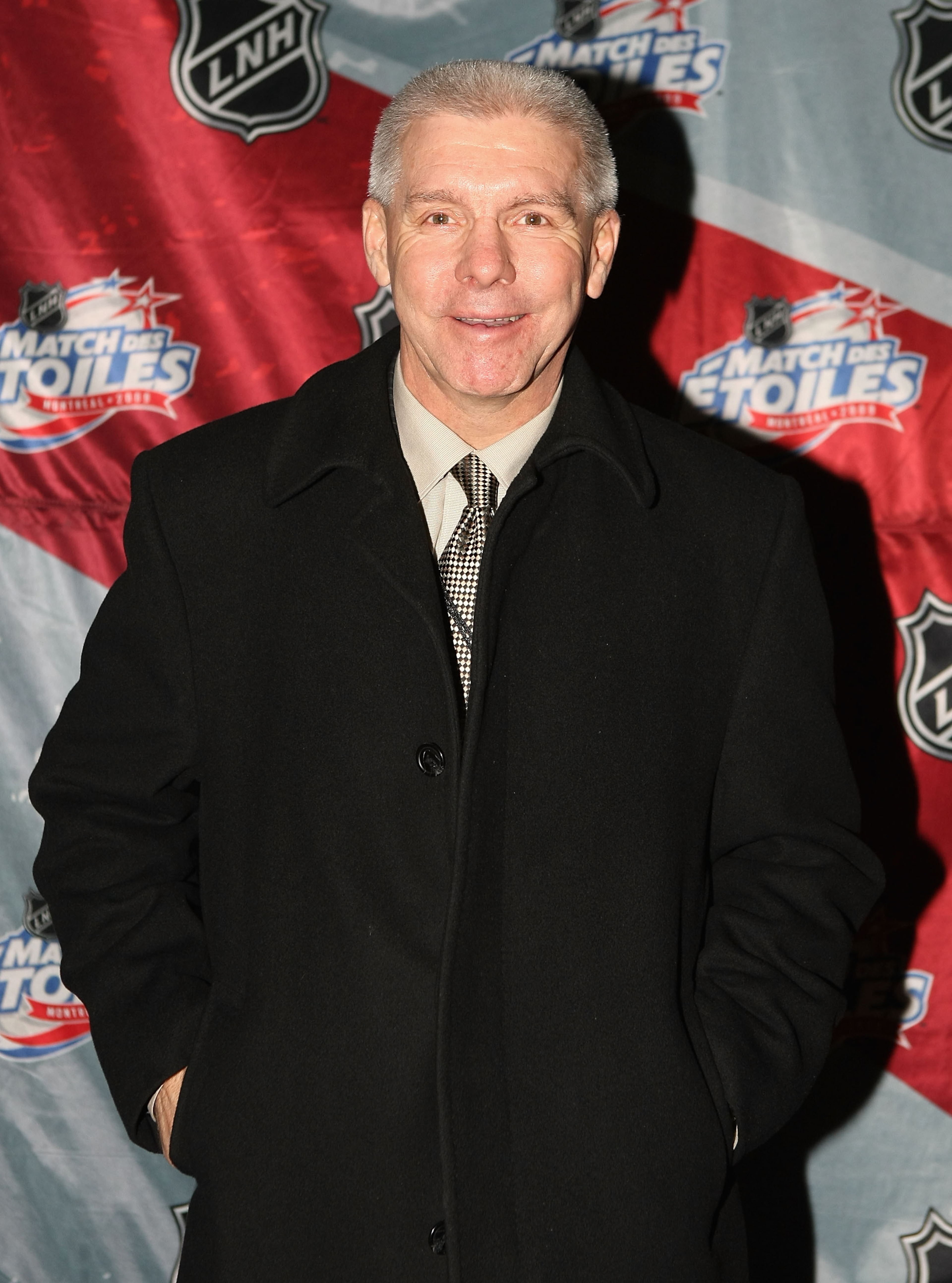 MONTREAL - JANUARY 24:  Rejean Houle arrives for the Honda NHL Superskills competition as part of the 2009 NHL All-Star weekend on January 24, 2009 at the Bell Centre in Montreal, Canada.  (Photo by Nick Laham/Getty Images)
