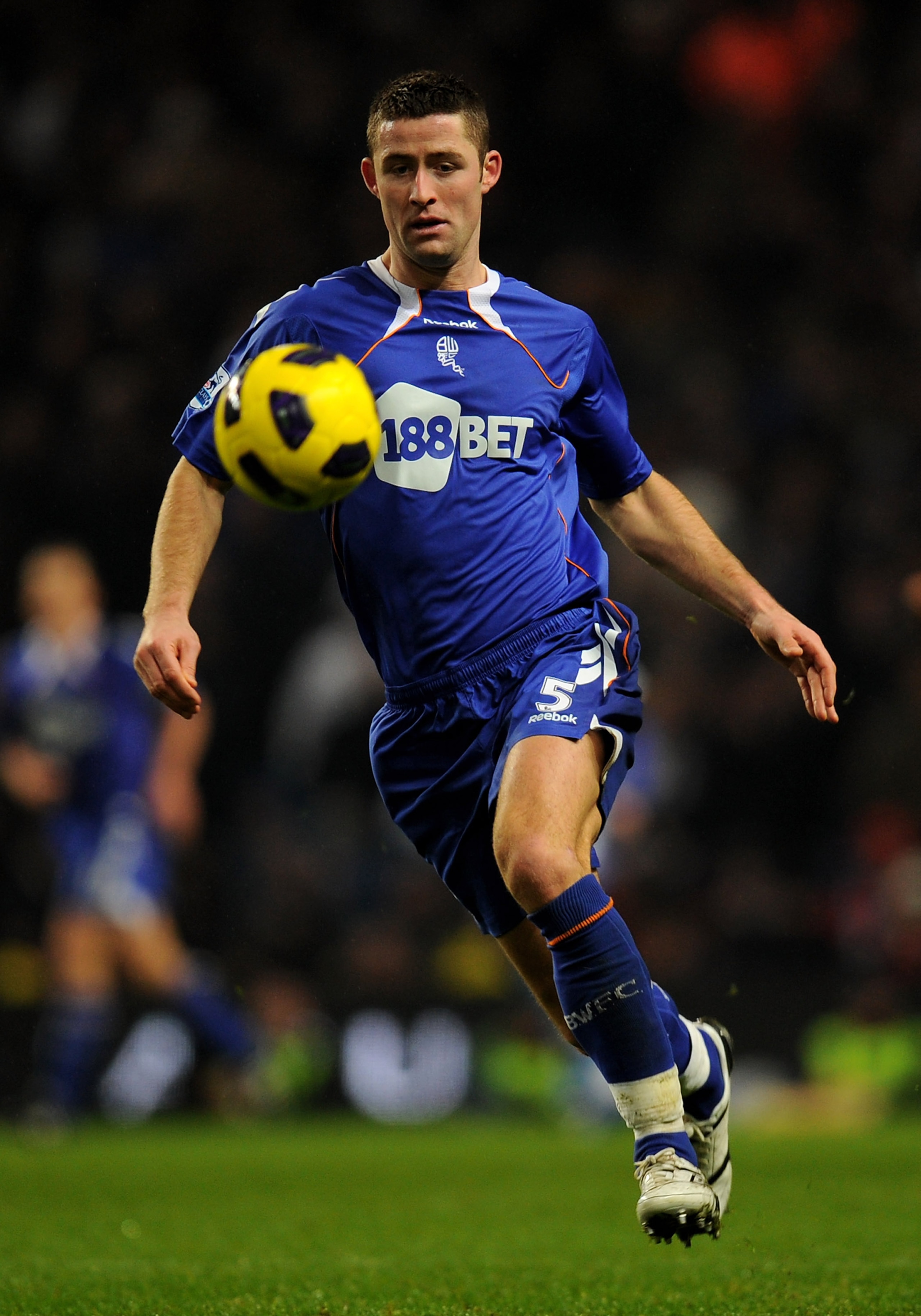 MANCHESTER, ENGLAND - DECEMBER 04:  Gary Cahill of Bolton Wanderers in action during the Barclays Premier League match between Manchester City and Bolton Wanderers at the City of Manchester Stadium on December 4, 2010 in Manchester, England.  (Photo by Cl