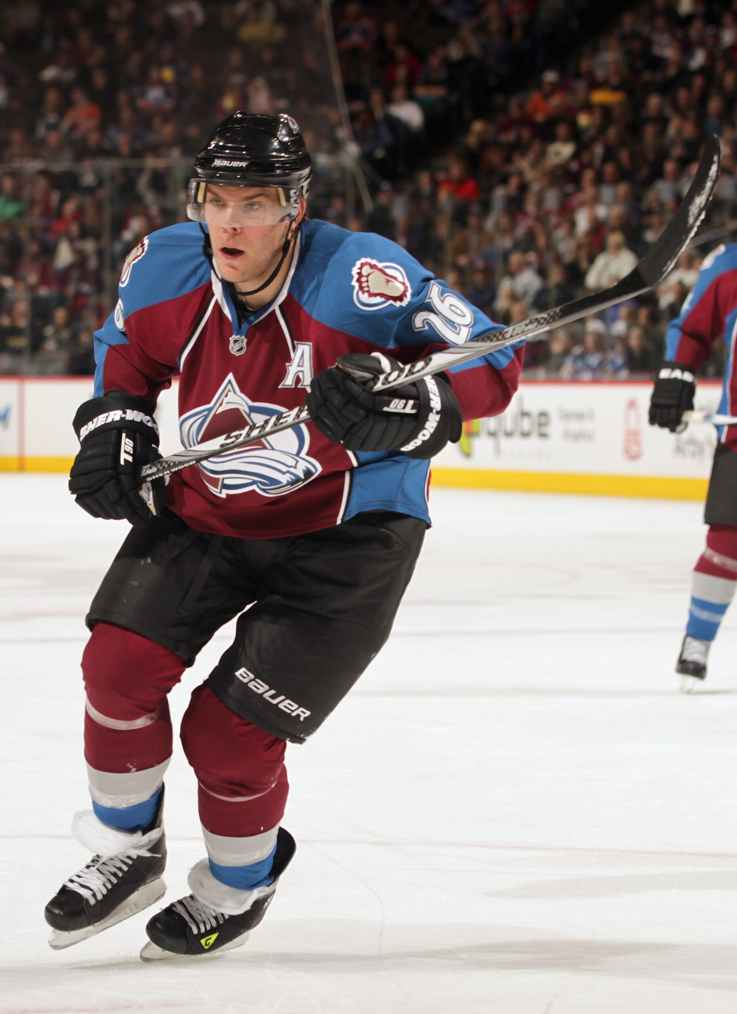 DENVER, CO - FEBRUARY 23: Paul Stastny #26 of the Colorado Avalanche skates against the Edmonton Oilers at the Pepsi Center on February 23, 2011 in Denver, Colorado. The Oilers defeated the Avalanche 5-1. (Photo by Doug Pensinger/Getty Images) DENVER, CO - FEBRUARY 23: Paul Stastny #26 of the Colorado Avalanche skates against the Edmonton Oilers at the Pepsi Center on February 23, 2011 in Denver, Colorado. The Oilers defeated the Avalanche 5-1. (Photo by Doug Pensinger/Getty Images)
