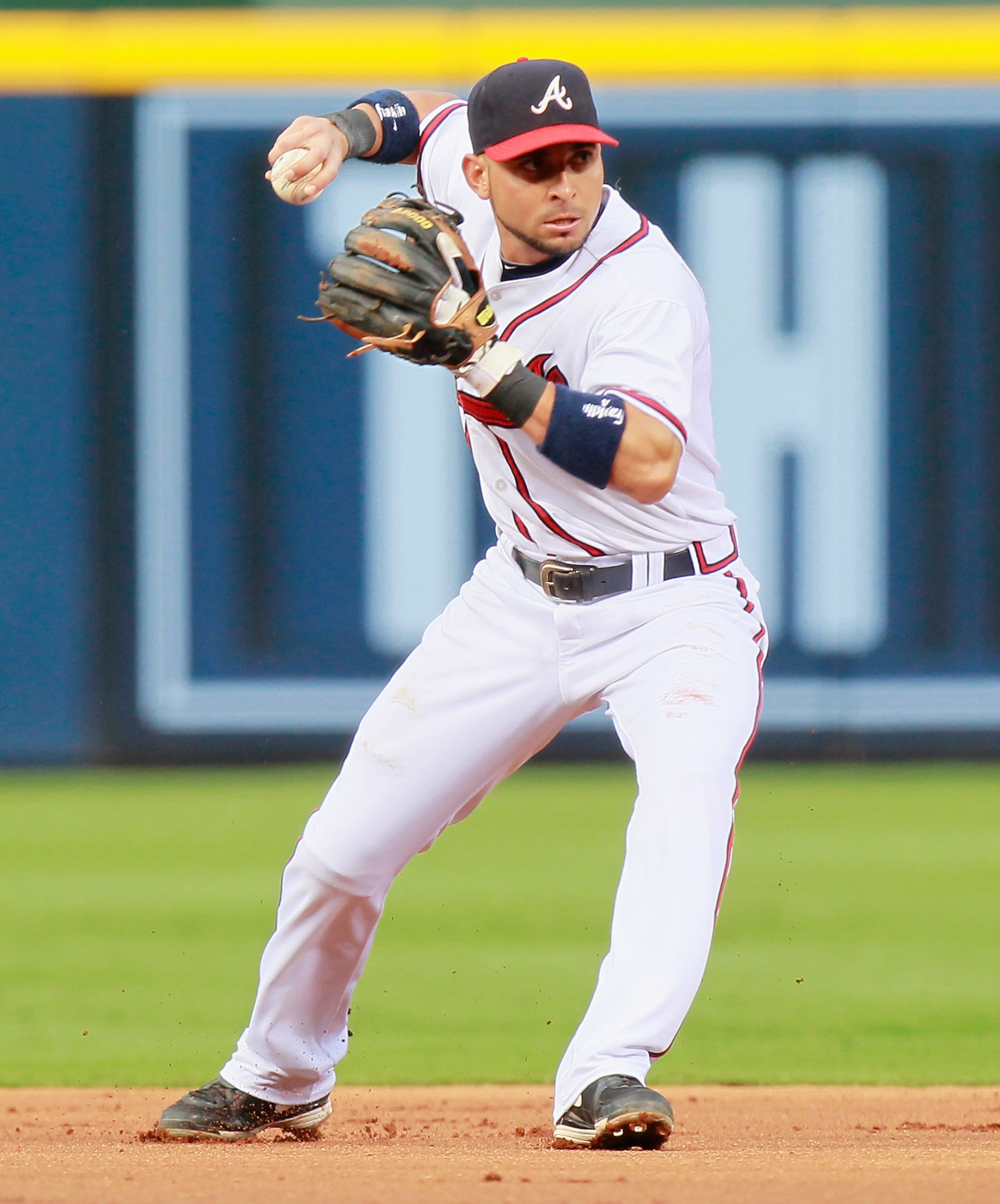 ATLANTA - SEPTEMBER 09: Omar Infante #4 of the Atlanta Braves against the St. Louis Cardinals at Turner Field on September 9, 2010 in Atlanta, Georgia. (Photo by Kevin C. Cox/Getty Images) ATLANTA - SEPTEMBER 09: Omar Infante #4 of the Atlanta Braves against the St. Louis Cardinals at Turner Field on September 9, 2010 in Atlanta, Georgia. (Photo by Kevin C. Cox/Getty Images)