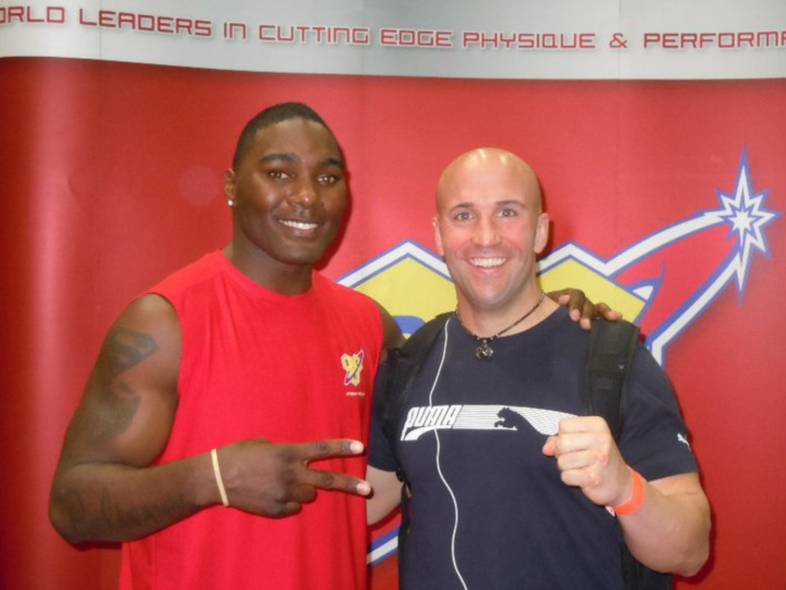 Anthony Johnson and myself in LA