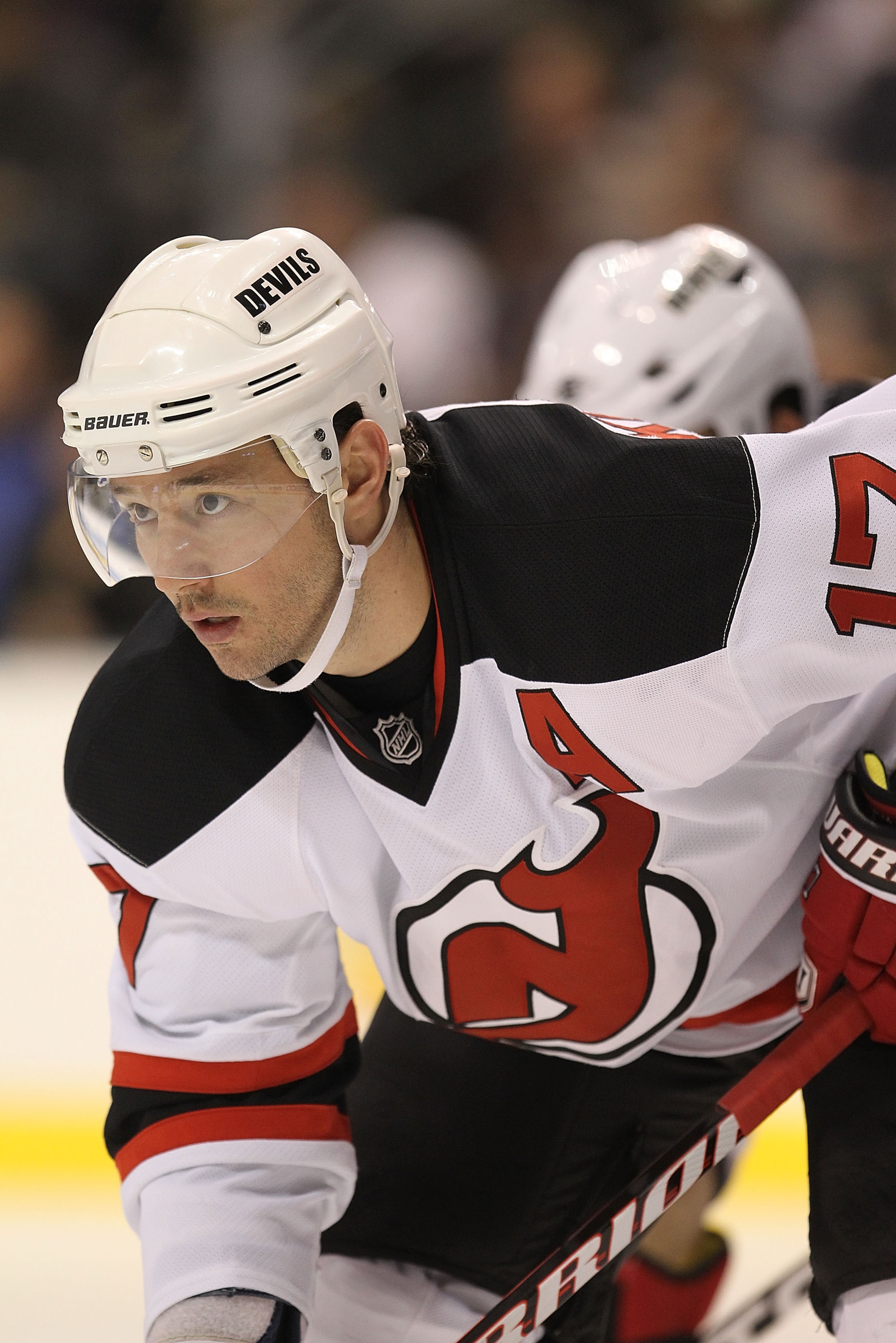 DALLAS, TX - FEBRUARY 22: Ilya Kovalchuk #17 of the New Jersey Devils at American Airlines Center on February 22, 2011 in Dallas, Texas. (Photo by Ronald Martinez/Getty Images) DALLAS, TX - FEBRUARY 22: Ilya Kovalchuk #17 of the New Jersey Devils at American Airlines Center on February 22, 2011 in Dallas, Texas. (Photo by Ronald Martinez/Getty Images)