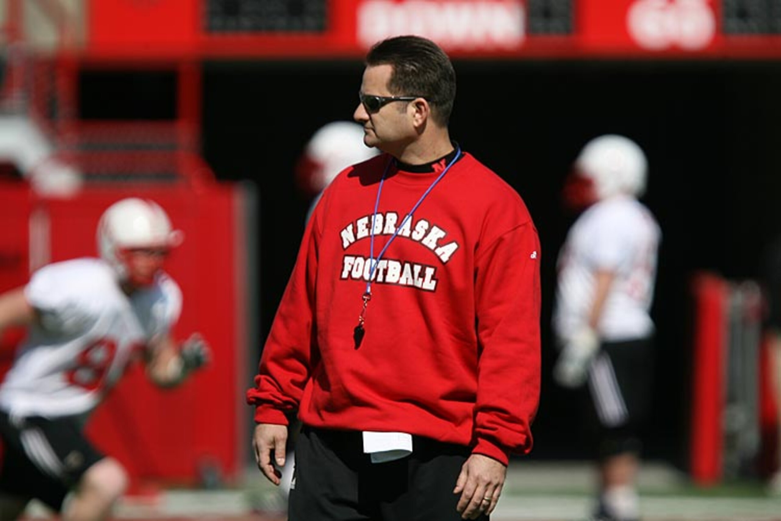 Nebraska Offensive Coordinator/Quarterbacks Coach Tim Beck