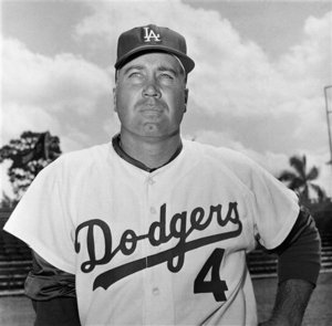 Duke Snider Brooklyn Dodgers 1955 Baseball Vintage Unsigned