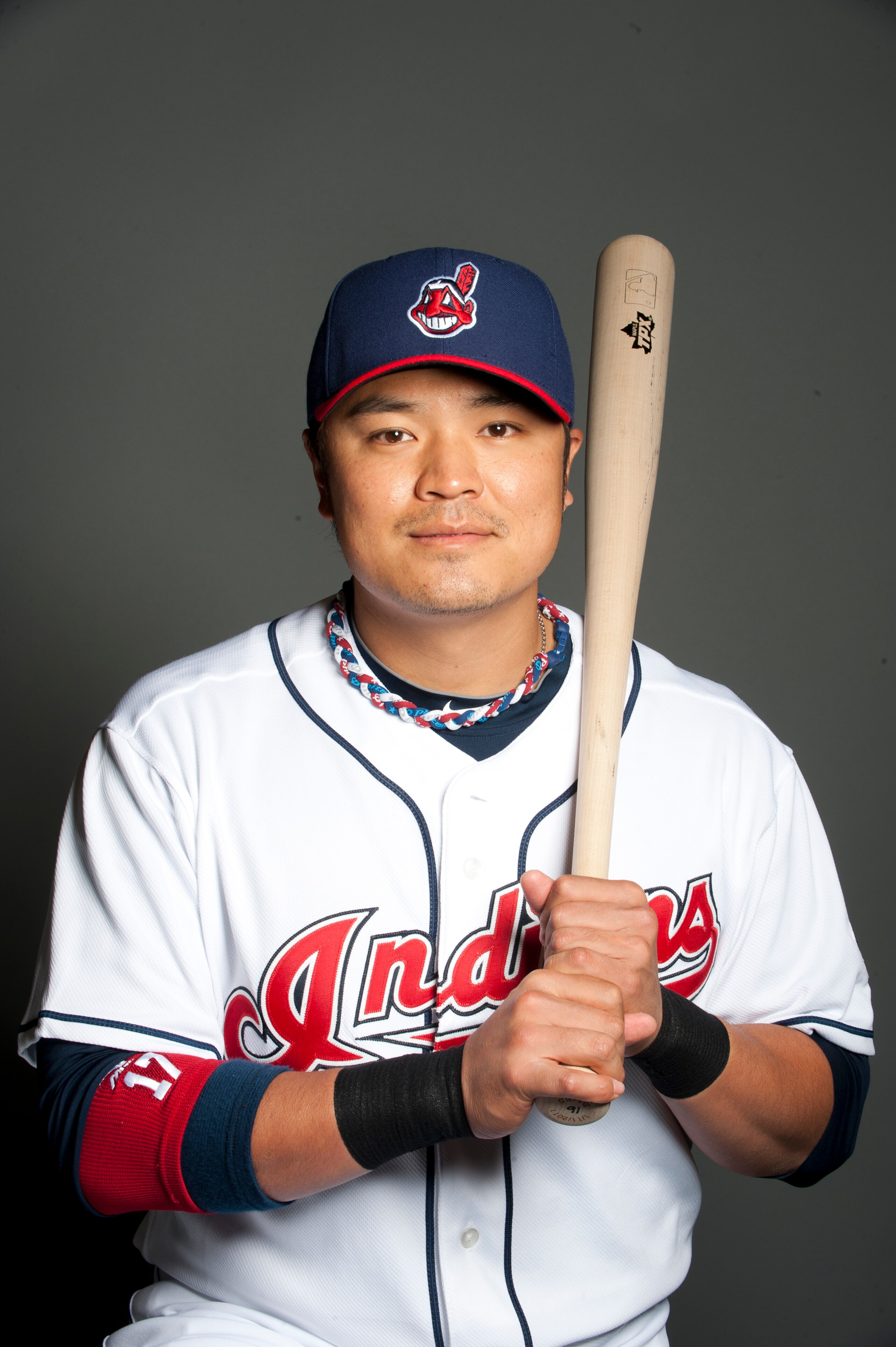 GOODYEAR, AZ - FEBRUARY 22: Shin-Soo Choo #17 of the Cleveland Indians poses during their photo day at the Cleveland Indians Spring Training Complex on February 22, 2011 in Goodyear, Arizona. (Photo by Rob Tringali/Getty Images)