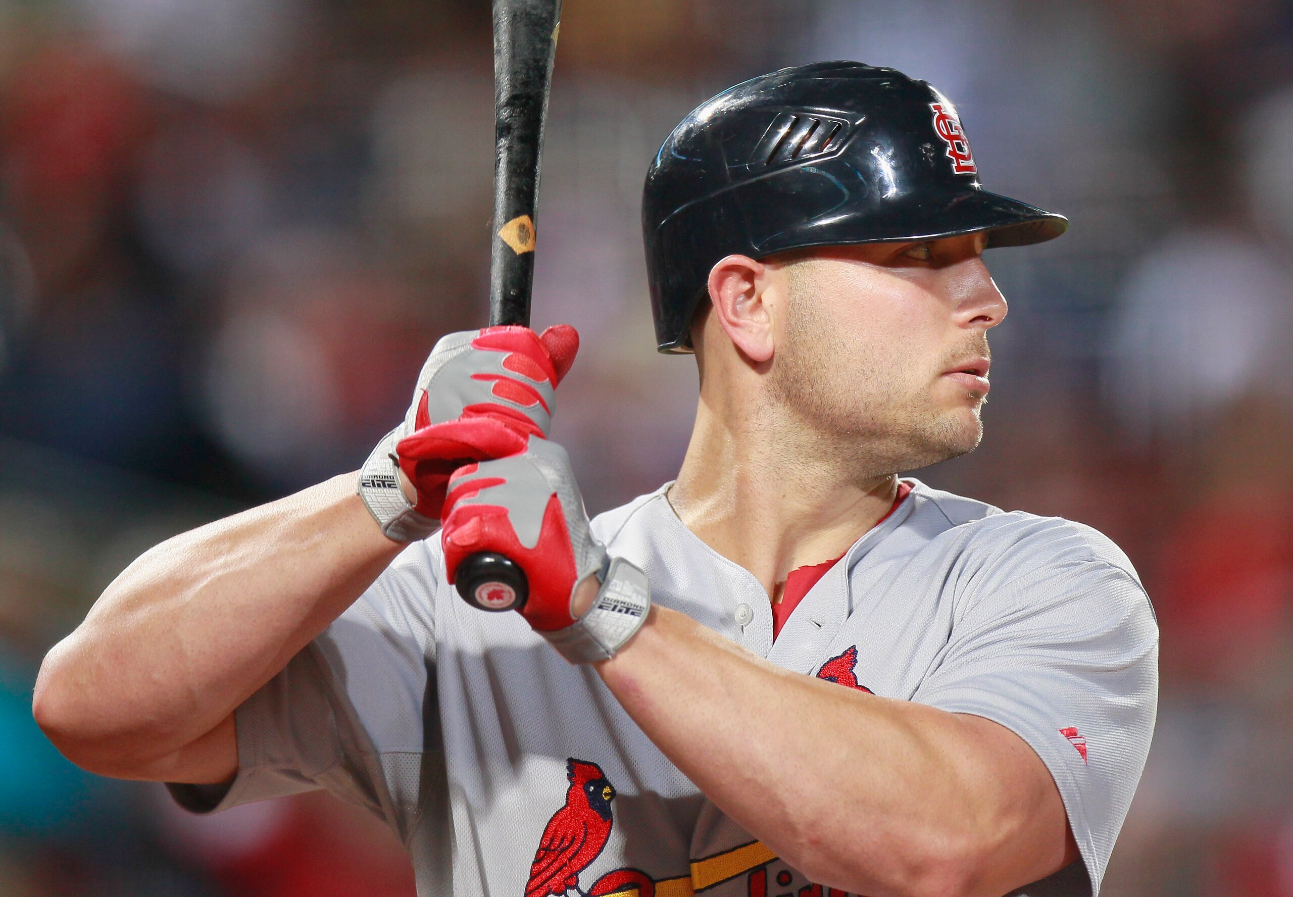 ATLANTA - SEPTEMBER 09: Matt Holliday #7 of the St. Louis Cardinals against the Atlanta Braves at Turner Field on September 9, 2010 in Atlanta, Georgia. (Photo by Kevin C. Cox/Getty Images) ATLANTA - SEPTEMBER 09: Matt Holliday #7 of the St. Louis Cardinals against the Atlanta Braves at Turner Field on September 9, 2010 in Atlanta, Georgia. (Photo by Kevin C. Cox/Getty Images)