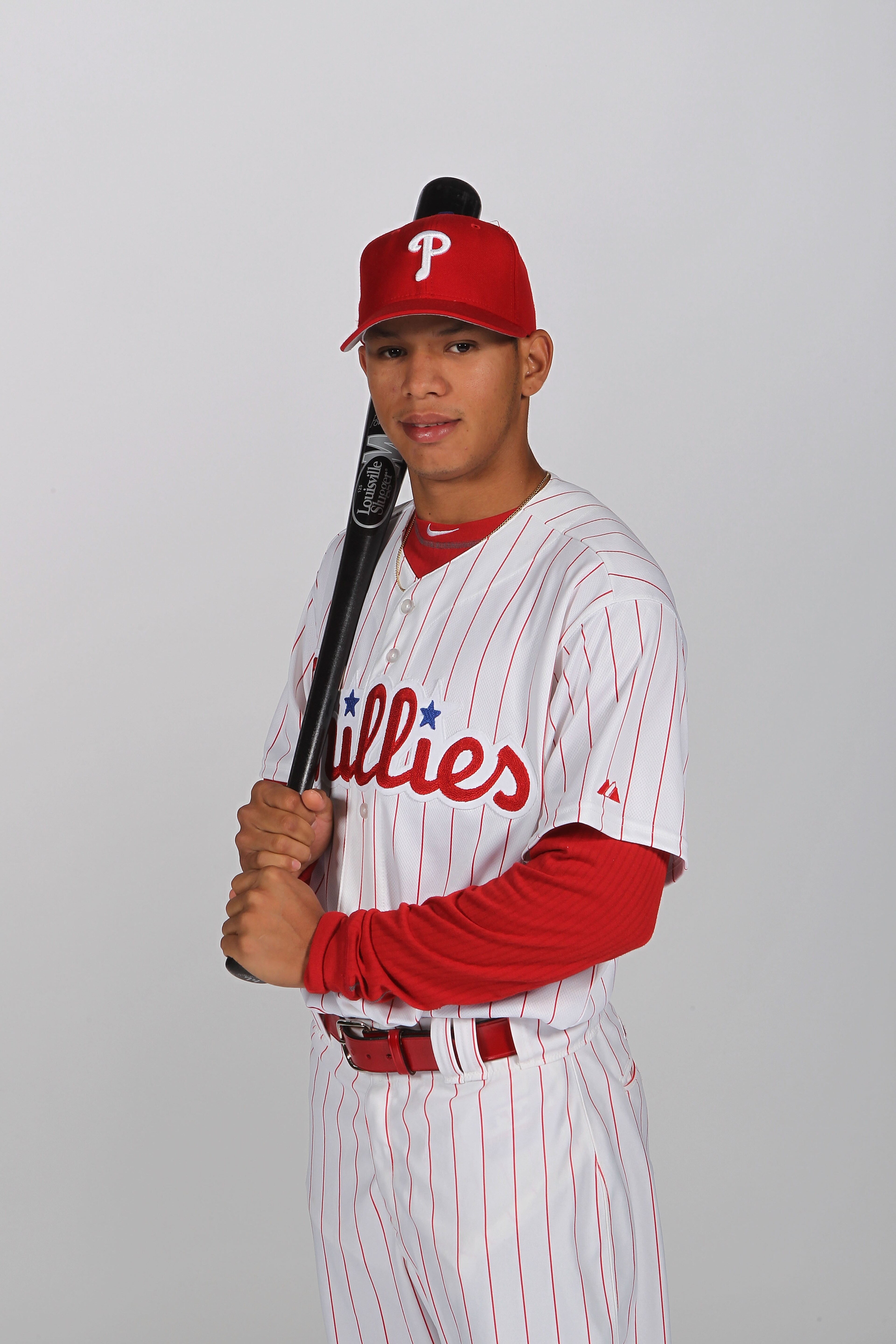 CLEARWATER, FL - FEBRUARY 22: Cesar Hernandez #74 of the Philadelphia Phillies poses for a photo during Spring Training Media Photo Day at Bright House Networks Field on February 22, 2011 in Clearwater, Florida. (Photo by Nick Laham/Getty Images) CLEARWATER, FL - FEBRUARY 22: Cesar Hernandez #74 of the Philadelphia Phillies poses for a photo during Spring Training Media Photo Day at Bright House Networks Field on February 22, 2011 in Clearwater, Florida. (Photo by Nick Laham/Getty Images)