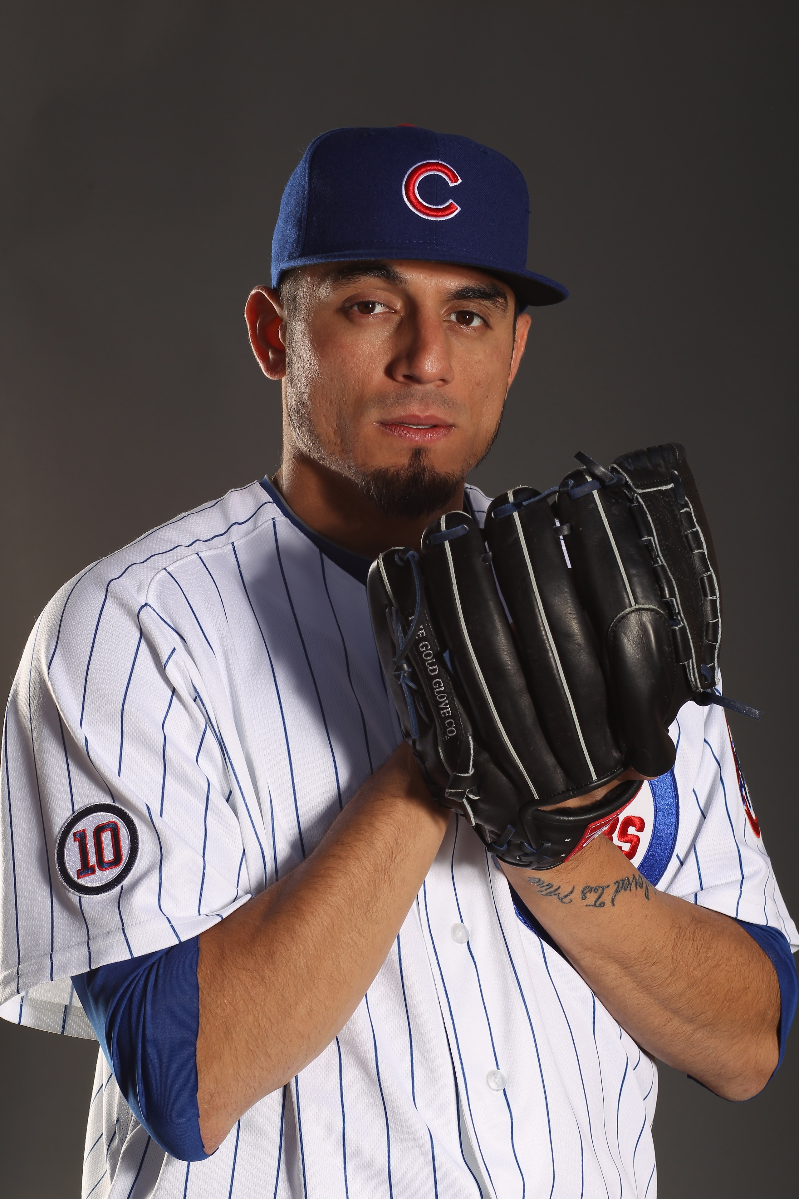 MESA, AZ - FEBRUARY 22:  Matt Garza #17 of the Chicago Cubs poses for a portrait during media photo day at Finch Park on February 22, 2011 in Mesa, Arizona.  (Photo by Ezra Shaw/Getty Images)