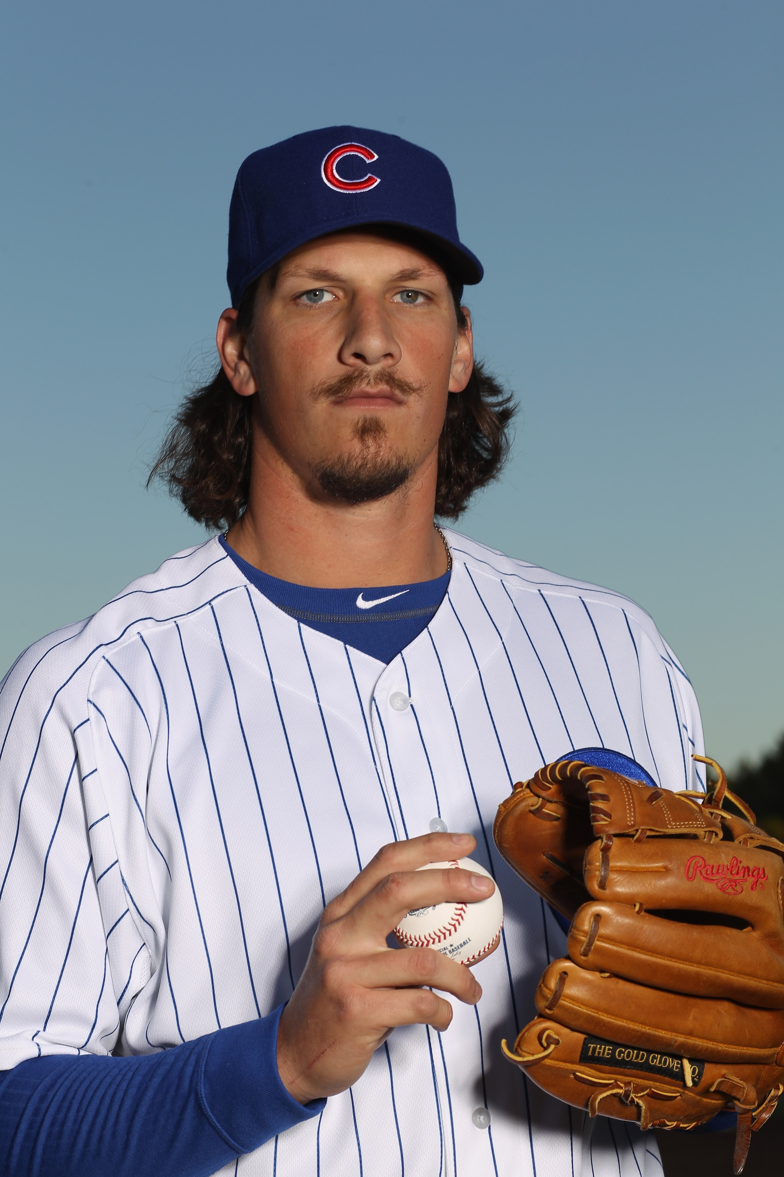 MESA, AZ - FEBRUARY 22:  Jeff Samardzija #29 of the Chicago Cubs poses for a portrait during media photo day at Finch Park on February 22, 2011 in Mesa, Arizona.  (Photo by Ezra Shaw/Getty Images)