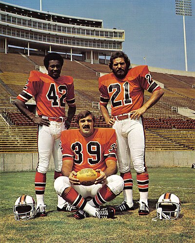 Paul Warfield, Larry Csonka, and Jim Kiick