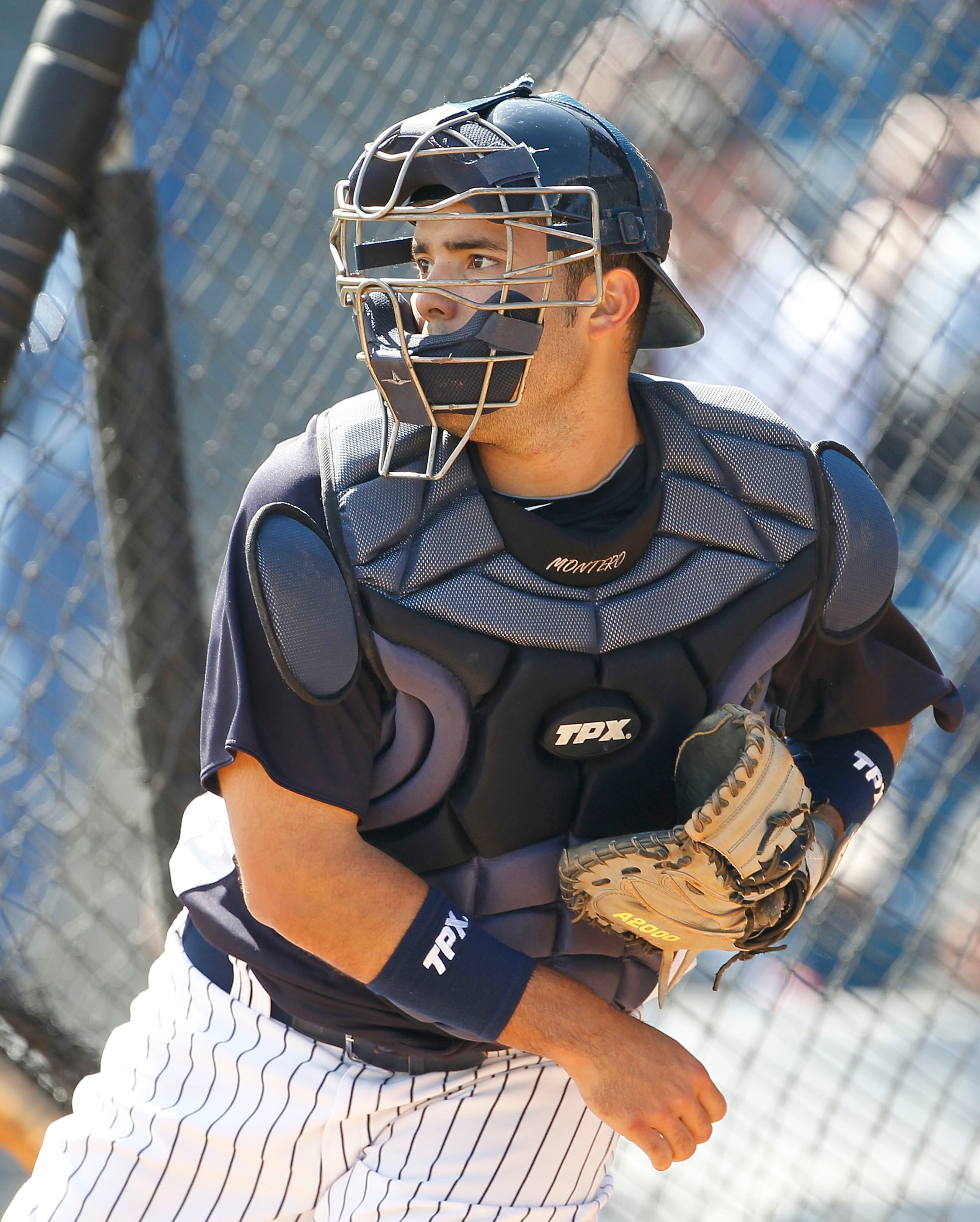 TAMPA, FL - FEBRUARY 21: Jesus Montero #83 of the New York Yankees works out during the second day of full teams workouts at Spring Training on February 21, 2011 at the George M. Steinbrenner Field in Tampa, Florida. (Photo by Leon Halip/Getty Images) TAMPA, FL - FEBRUARY 21: Jesus Montero #83 of the New York Yankees works out during the second day of full teams workouts at Spring Training on February 21, 2011 at the George M. Steinbrenner Field in Tampa, Florida. (Photo by Leon Halip/Getty Images)