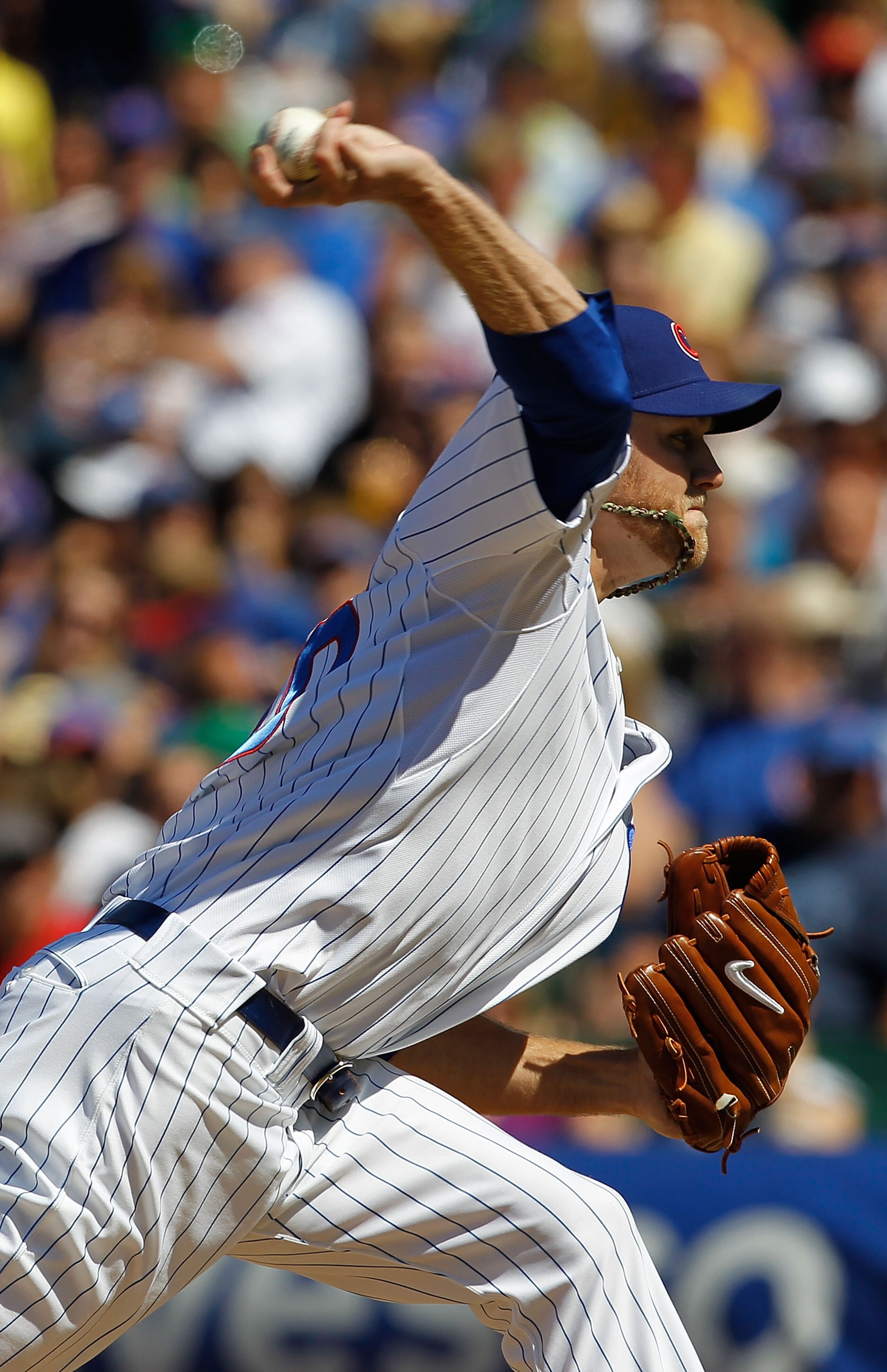 CHICAGO - JUNE 30: Andrew Cashner #4 of the Chicago Cubs pitches against the Pittsburgh Pirates at Wrigley Field on June 30, 2010 in Chicago, Illinois. The Pirates defeated the Cubs 2-0. (Photo by Jonathan Daniel/Getty Images)