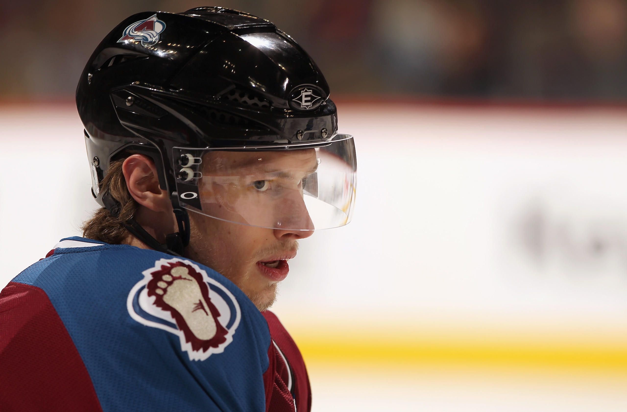 DENVER, CO - FEBRUARY 23: Erik Johnson #6 of the Colorado Avalanche looks on during warm ups prior to facing the Edmonton Oilers at the Pepsi Center on February 23, 2011 in Denver, Colorado. (Photo by Doug Pensinger/Getty Images) DENVER, CO - FEBRUARY 23: Erik Johnson #6 of the Colorado Avalanche looks on during warm ups prior to facing the Edmonton Oilers at the Pepsi Center on February 23, 2011 in Denver, Colorado. (Photo by Doug Pensinger/Getty Images)