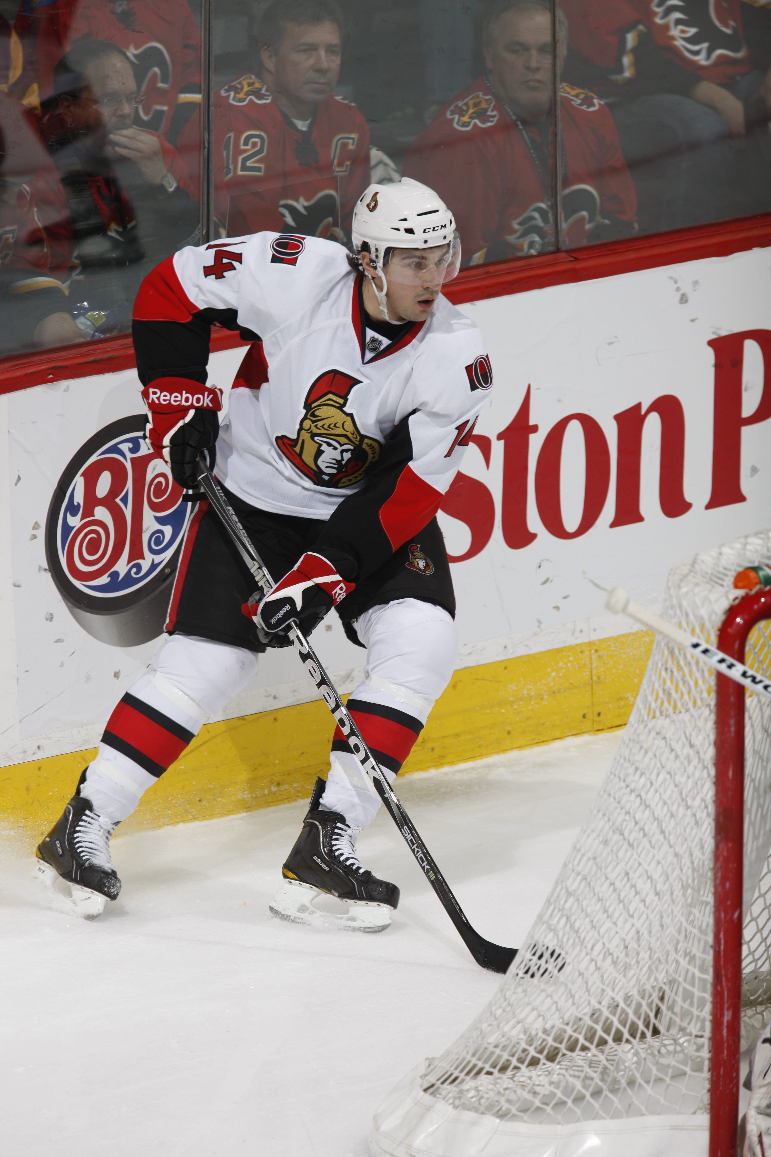 CALGARY, CANADA - FEBRUARY 9: Chris Campoli #14 of the Ottawa Senators skates against the Calgary Flames on February 9, 2011 at Scotiabank Saddledome in Calgary, Alberta, Canada. (Photo by Dale MacMillan/Getty Images) CALGARY, CANADA - FEBRUARY 9: Chris Campoli #14 of the Ottawa Senators skates against the Calgary Flames on February 9, 2011 at Scotiabank Saddledome in Calgary, Alberta, Canada. (Photo by Dale MacMillan/Getty Images)