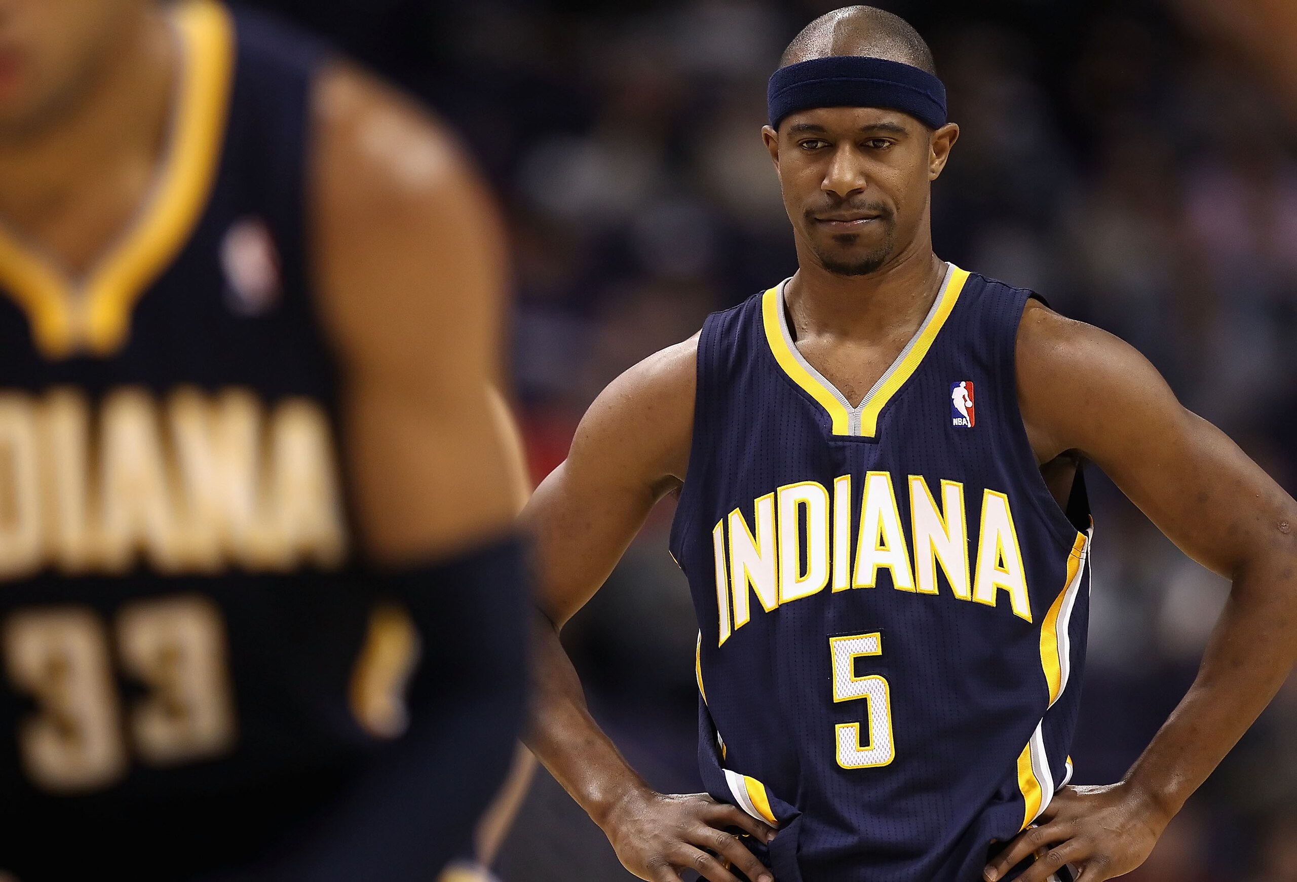 PHOENIX - DECEMBER 03:  T.J. Ford #5 of the Indiana Pacers during the NBA game against the Phoenix Suns at US Airways Center on December 3, 2010 in Phoenix, Arizona. NOTE TO USER: User expressly acknowledges and agrees that, by downloading and or using th