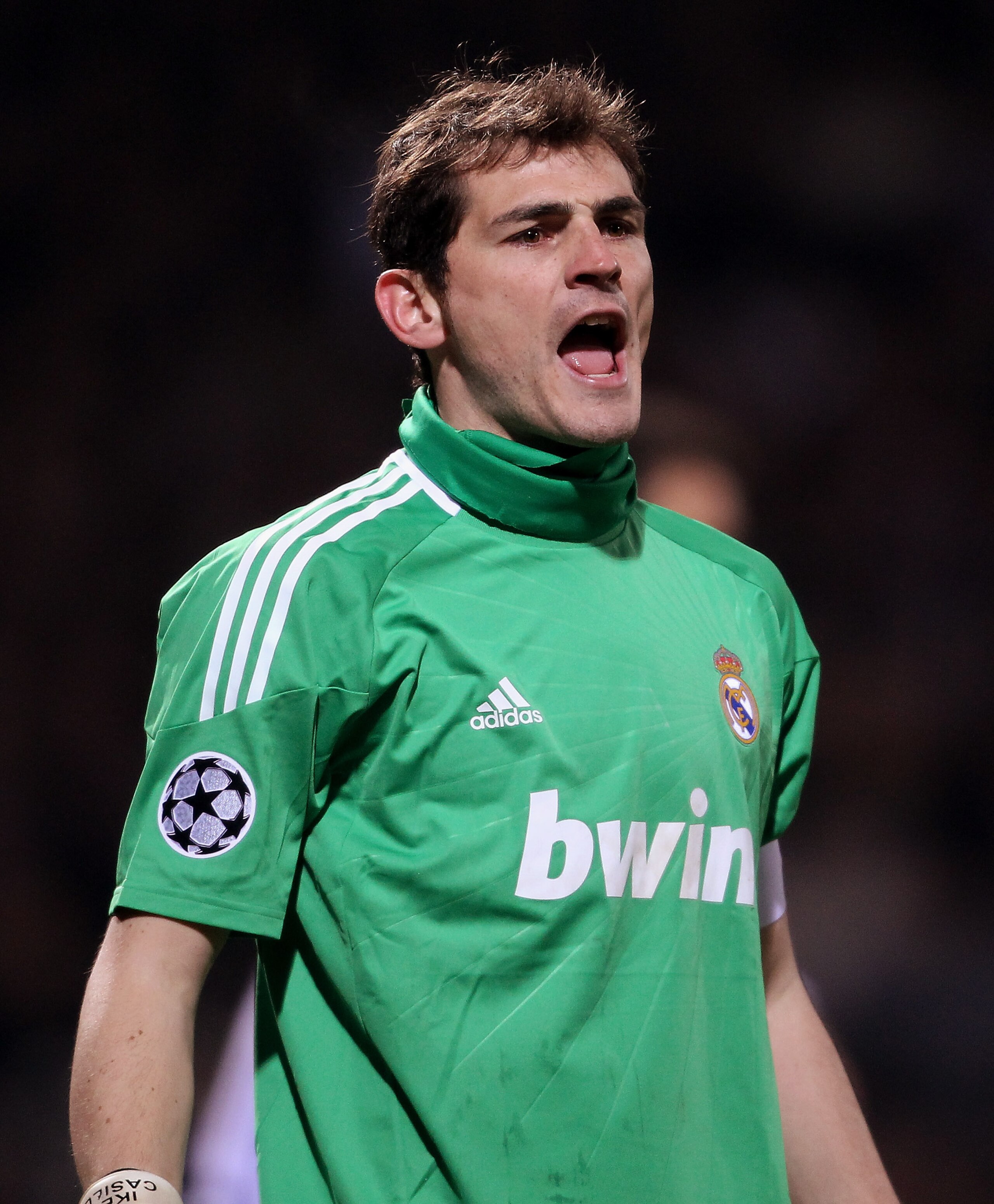 LYON, FRANCE - FEBRUARY 22:  Iker Casillas of Real Madrid during the Champions League match between Lyon and Real Madrid at Stade Gerland on February 22, 2011 in Lyon, France.  (Photo by Scott Heavey/Getty Images)
