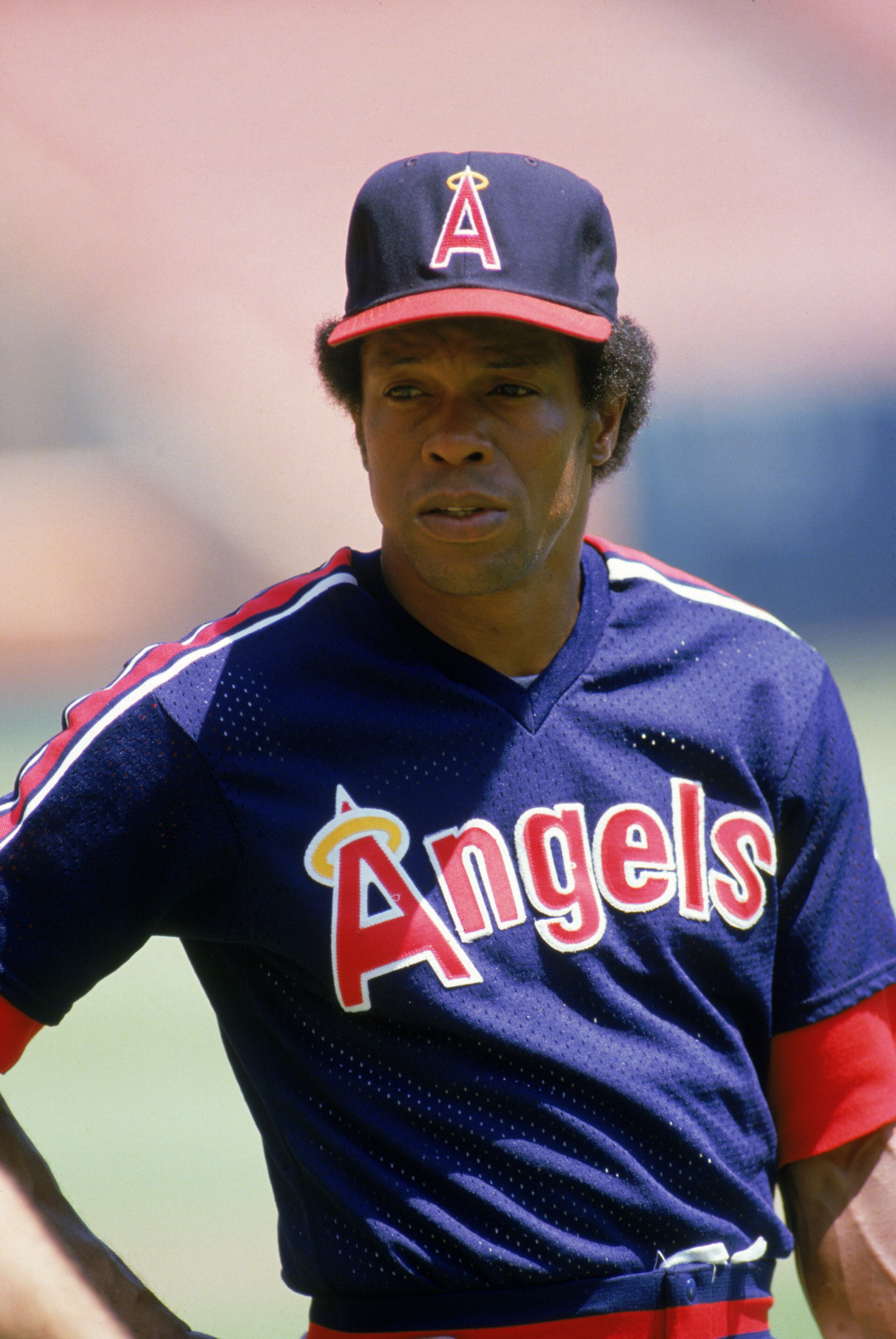 ANAHEIM, CA - 1984:  Infielder Rod Carew #29 of the California Angels stands on the field prior to a 1984 MLB game at Angel Stadium in Anaheim, California. (Photo by Rick Stewart/Getty Images)
