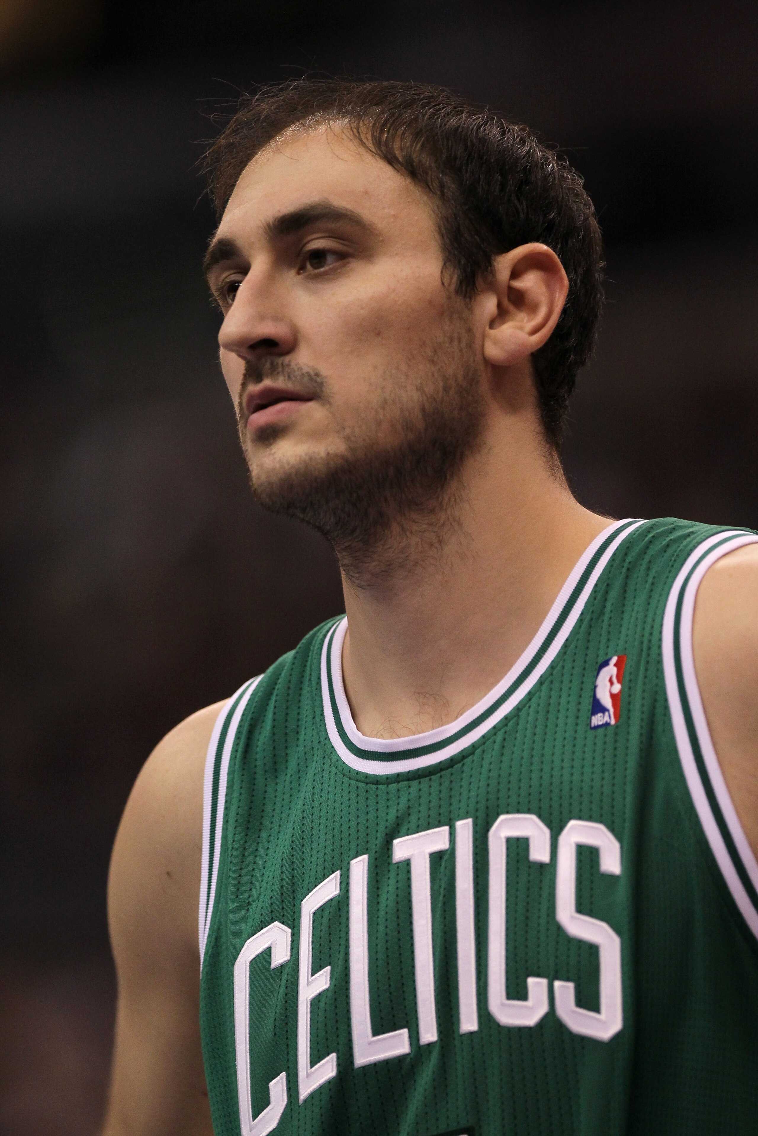 LOS ANGELES, CA - FEBRUARY 26: Nenad Krstic #4 of the Boston Celtics stands on the court during the game with the Los Angeles Clippers at Staples Center on February 26, 2011 in Los Angeles, California. The Celtics won 99-92. NOTE TO USER: User expres LOS ANGELES, CA - FEBRUARY 26: Nenad Krstic #4 of the Boston Celtics stands on the court during the game with the Los Angeles Clippers at Staples Center on February 26, 2011 in Los Angeles, California. The Celtics won 99-92. NOTE TO USER: User expres