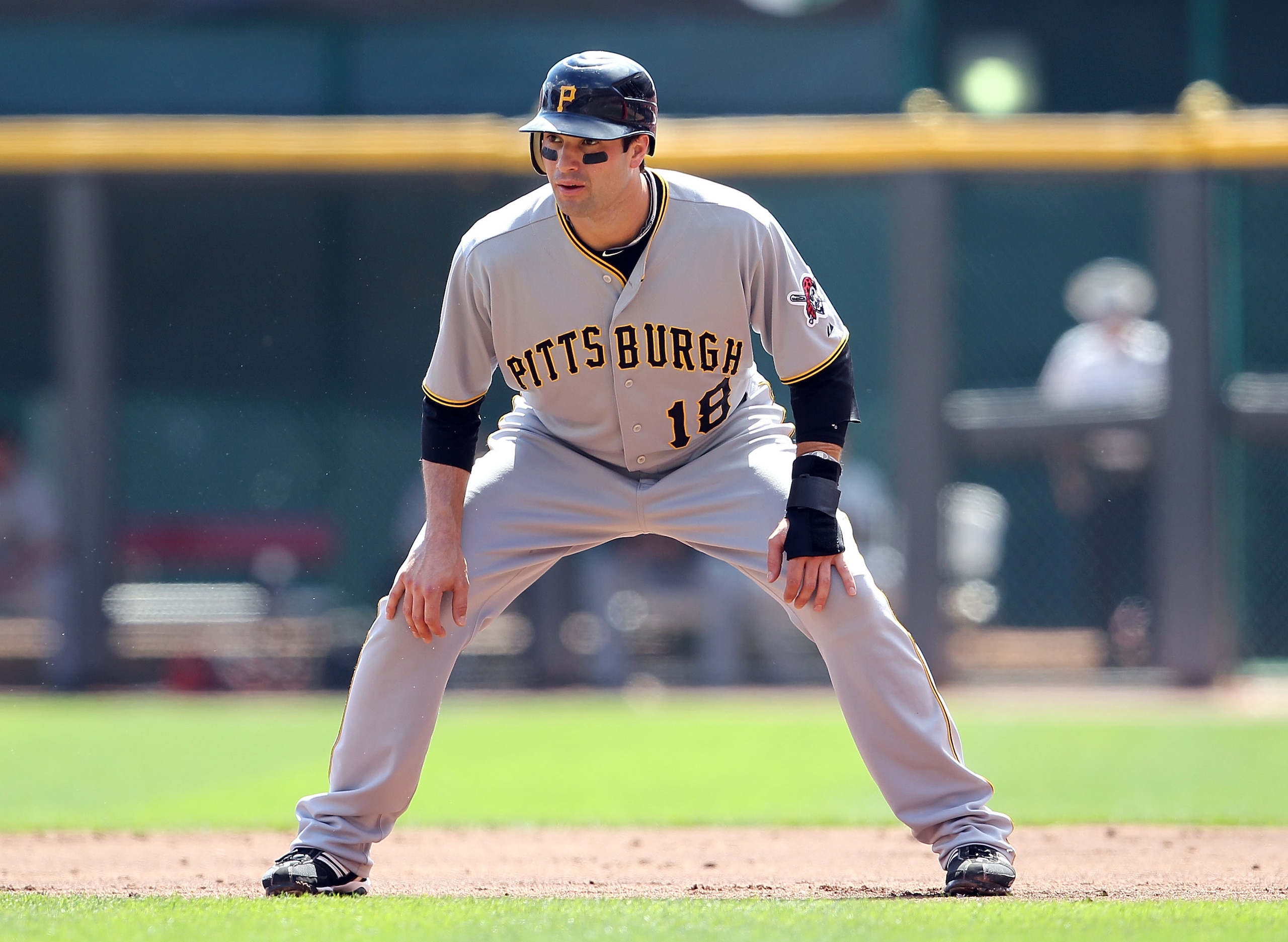 CINCINNATI - SEPTEMBER 12:  Neil Walker #18 of the Pittsburgh Pirates is pictured during the game against the Cincinnati Reds at Great American Ballpark on September 12, 2010 in Cincinnati, Ohio.  (Photo by Andy Lyons/Getty Images)