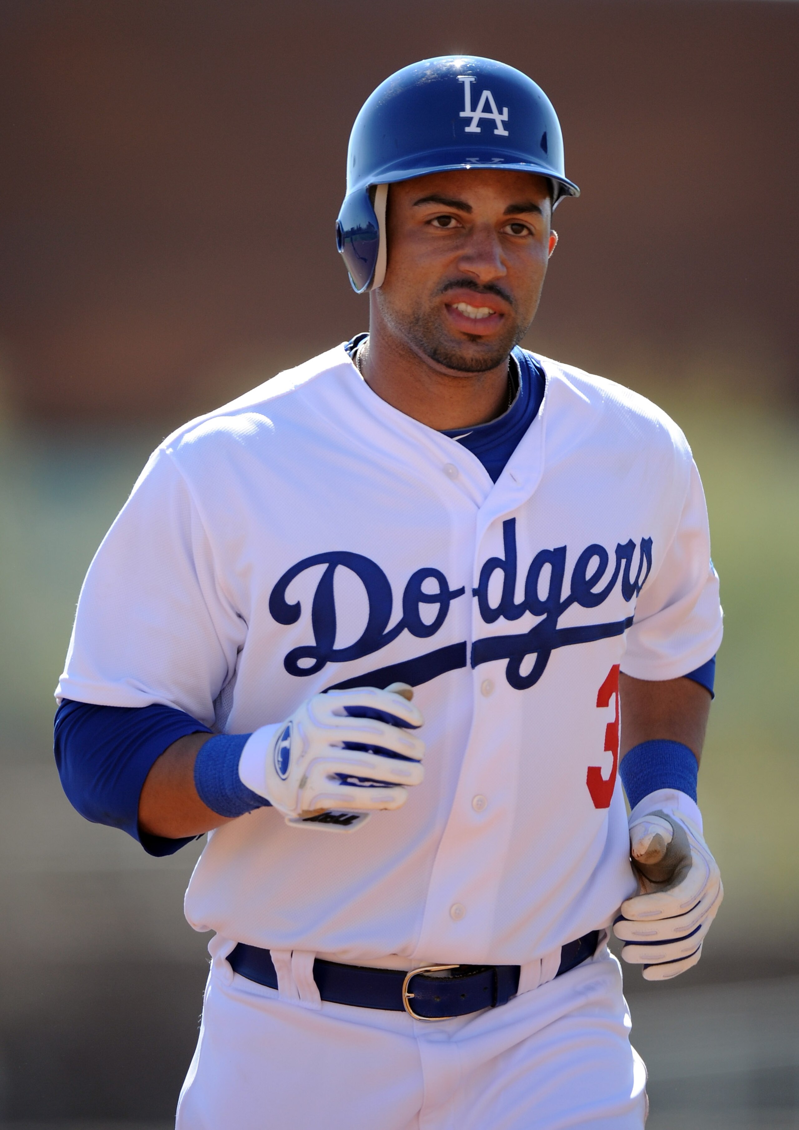 PHOENIX, AZ - FEBRUARY 28: Xavier Paul #3 of the Los Angeles Dodgers leaves the field during spring training at Camelback Ranch on February 28, 2011 in Phoenix, Arizona. (Photo by Harry How/Getty Images) PHOENIX, AZ - FEBRUARY 28: Xavier Paul #3 of the Los Angeles Dodgers leaves the field during spring training at Camelback Ranch on February 28, 2011 in Phoenix, Arizona. (Photo by Harry How/Getty Images)
