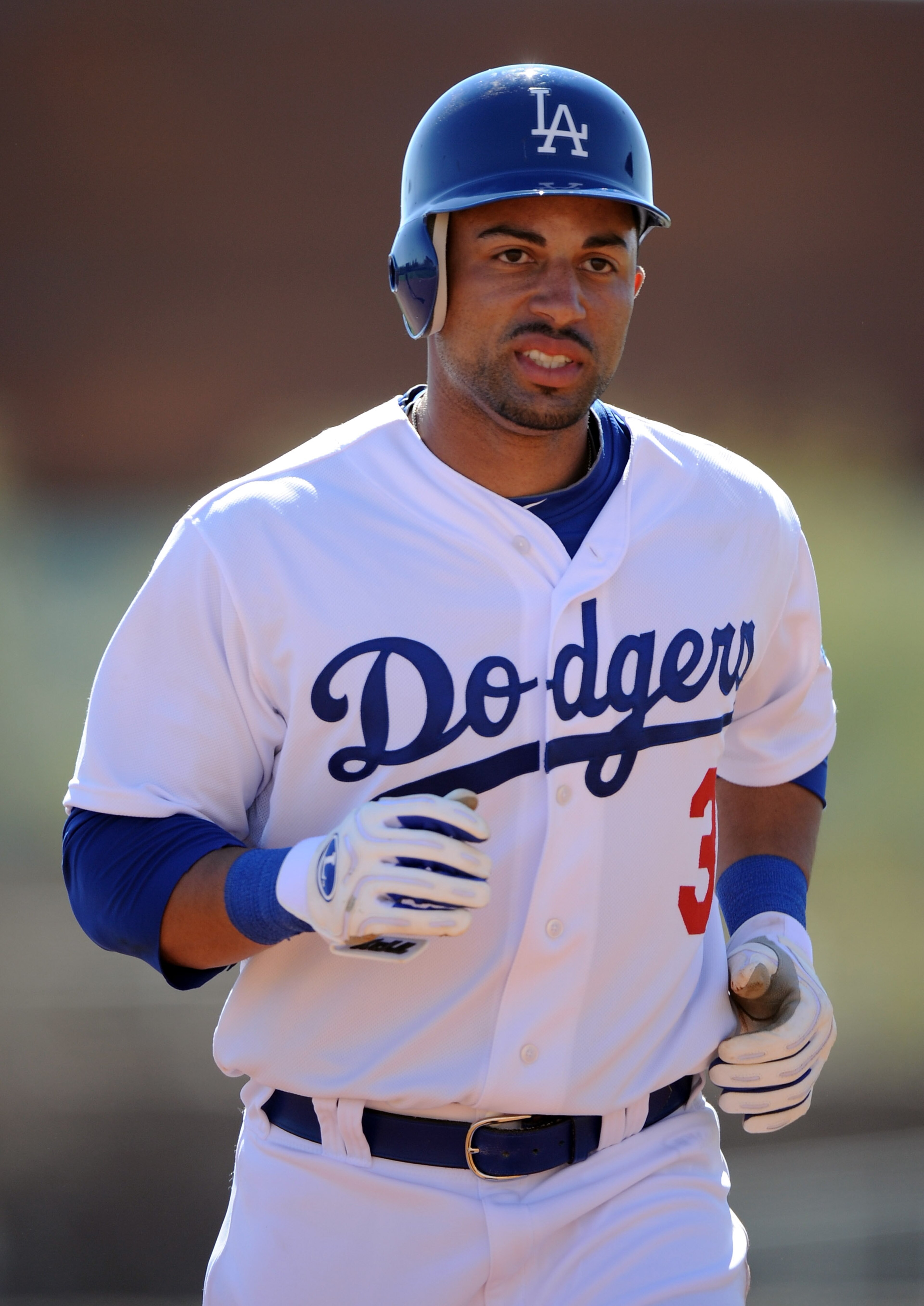 PHOENIX, AZ - FEBRUARY 28: Xavier Paul #3 of the Los Angeles Dodgers leaves the field during spring training at Camelback Ranch on February 28, 2011 in Phoenix, Arizona. (Photo by Harry How/Getty Images) PHOENIX, AZ - FEBRUARY 28: Xavier Paul #3 of the Los Angeles Dodgers leaves the field during spring training at Camelback Ranch on February 28, 2011 in Phoenix, Arizona. (Photo by Harry How/Getty Images)