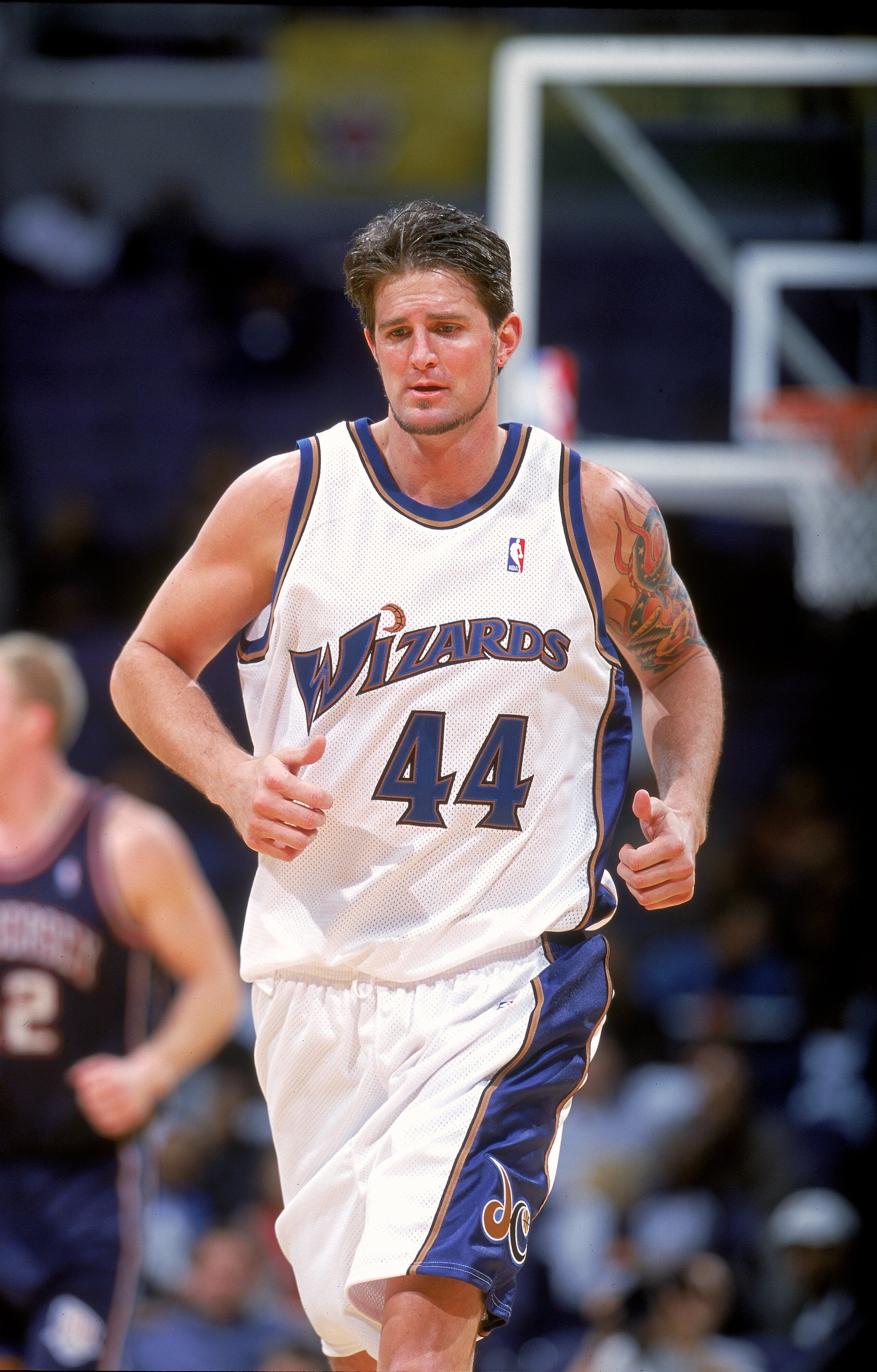 8 Nov 2000:  Cherokee Parks #44 of the Washington Wizards in action against the New Jersey Nets at the MCI Center in Washington, D.C.  The Nets defeated the Wizards 102-86. NOTE TO USER: It is expressly understood that the only rights Allsport are offerin