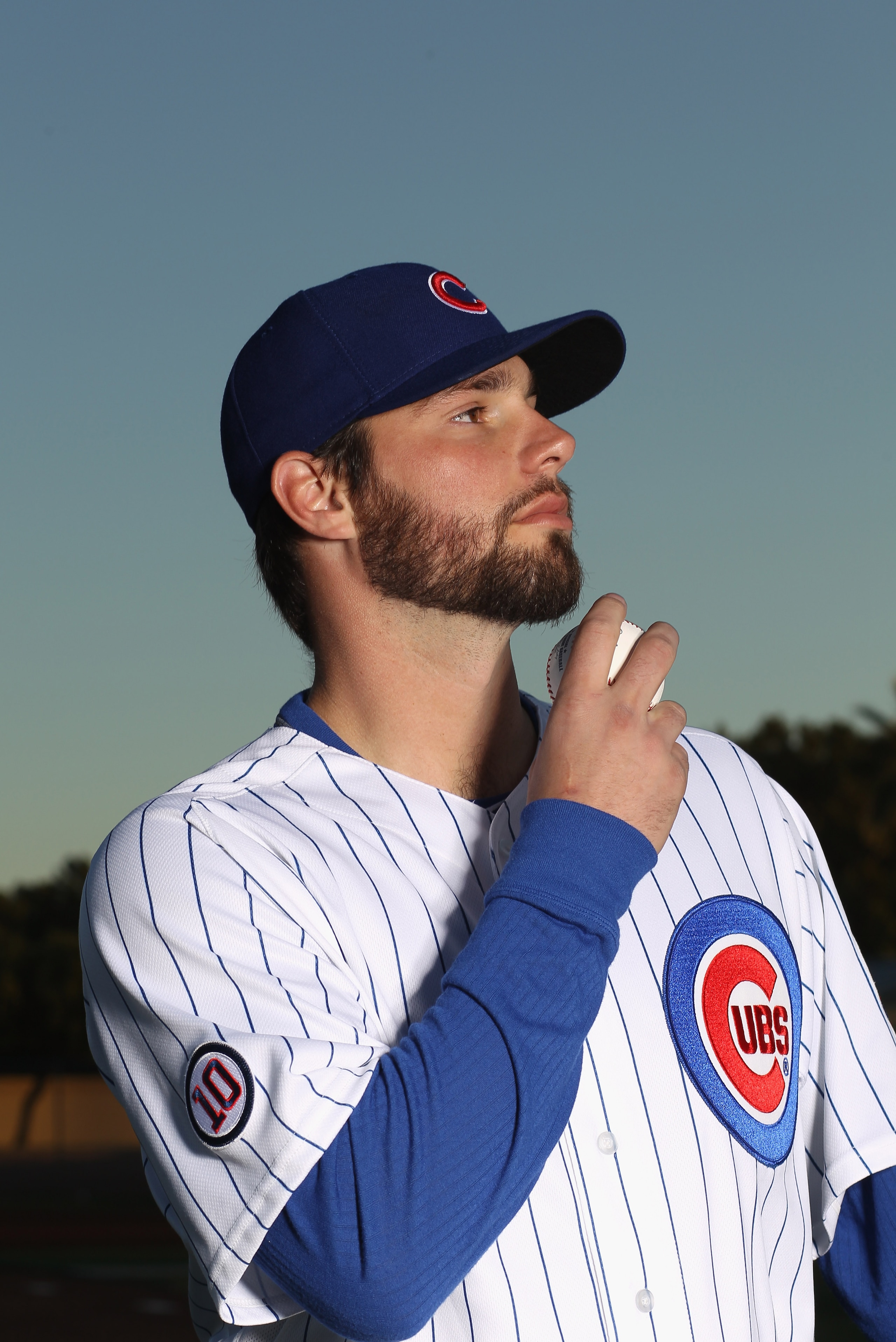 MESA, AZ - FEBRUARY 22:  Randy Wells #36 of the Chicago Cubs poses for a portrait during media photo day at Finch Park on February 22, 2011 in Mesa, Arizona.  (Photo by Ezra Shaw/Getty Images)