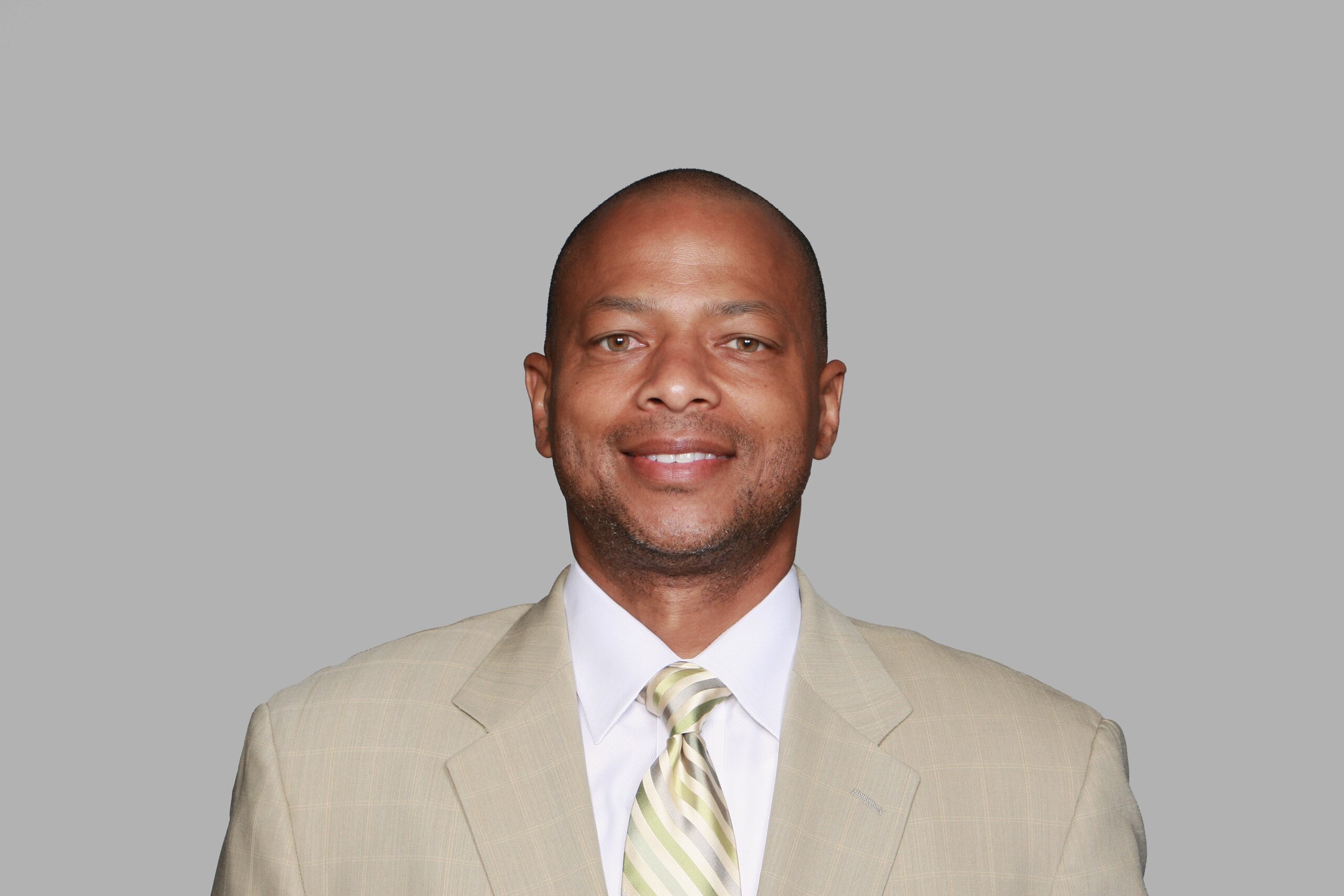 EAST RUTHERFORD, NJ - 2008:  Jerry Reese of the New York Giants poses for his 2008 NFL headshot at photo day in East Rutherford, New Jersey.  (Photo by Getty Images)