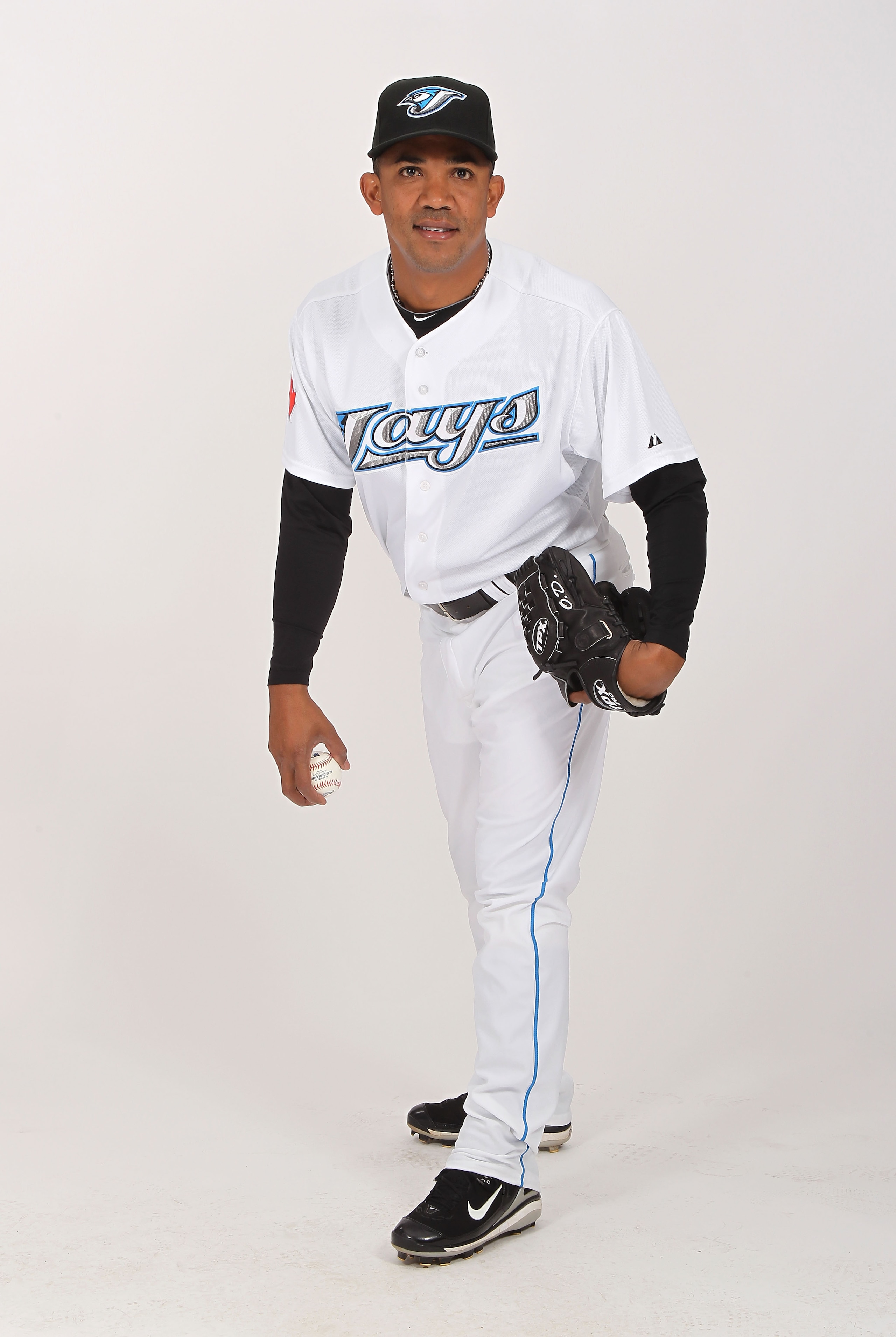DUNEDIN, FL - FEBRUARY 20: Octavio Dotel #35 of the Toronto Blue Jays poses during photo day at Florida Auto Exchange Stadium on February 20, 2011 in Dunedin, Florida. (Photo by Nick Laham/Getty Images) DUNEDIN, FL - FEBRUARY 20: Octavio Dotel #35 of the Toronto Blue Jays poses during photo day at Florida Auto Exchange Stadium on February 20, 2011 in Dunedin, Florida. (Photo by Nick Laham/Getty Images)