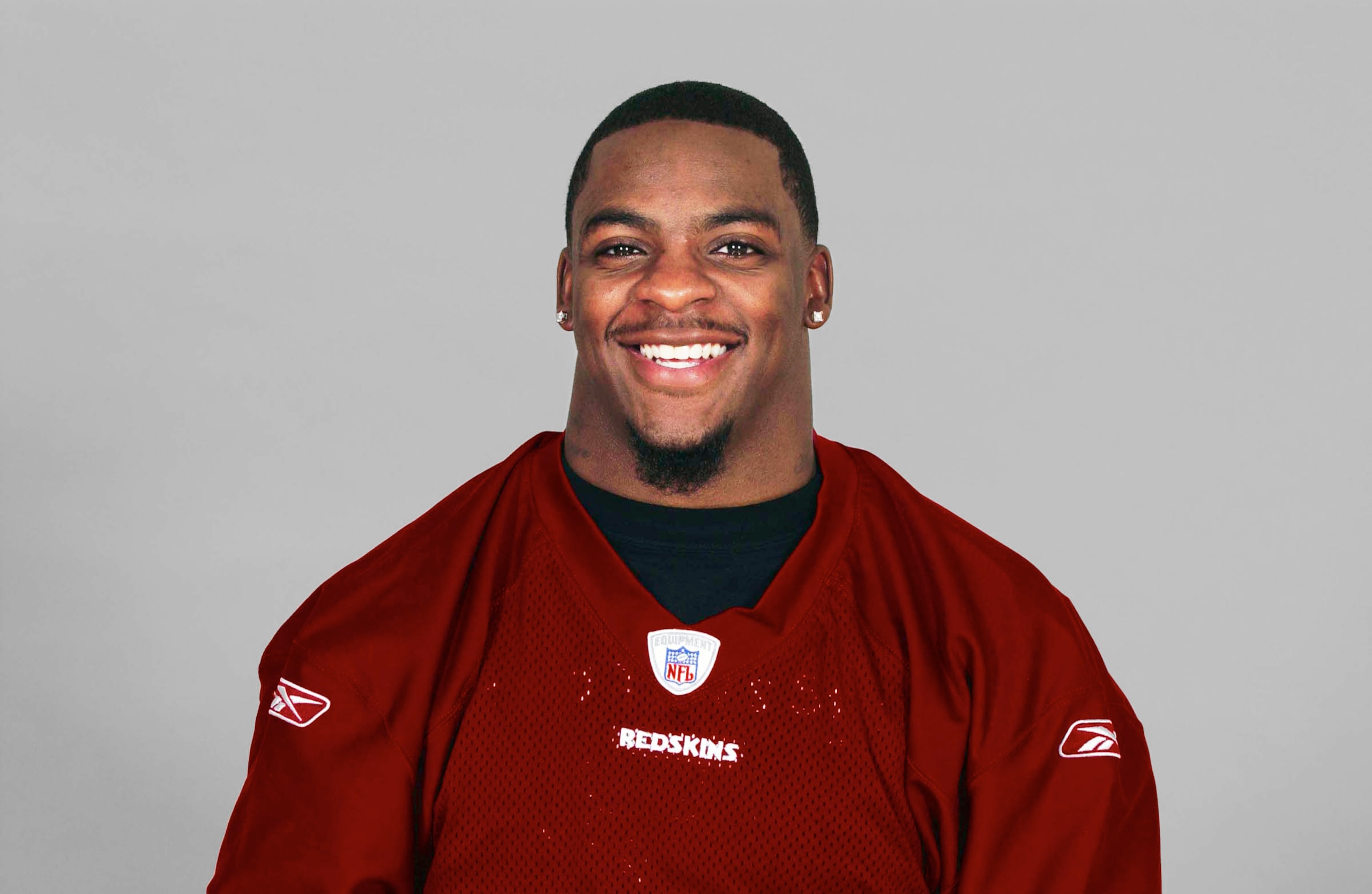 LANDOVER, MD - 2006:  Clinton Portis of the Washington Redskins poses for his 2006 NFL headshot at photo day in Landover, Maryland. (Photo by Getty Images)