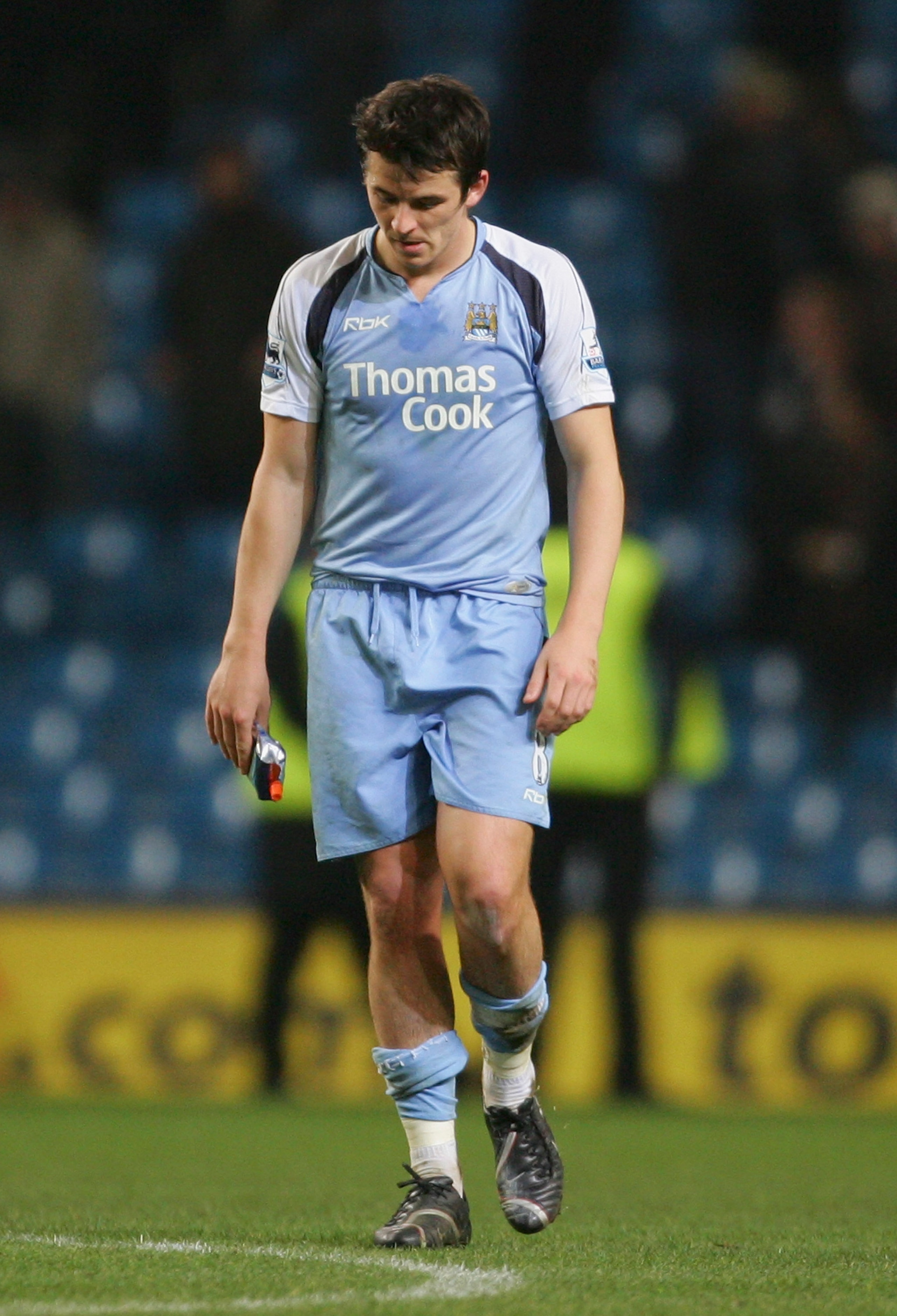MANCHESTER, UNITED KINGDOM - MARCH 14:  Joey Barton of Manchester City shows his dejection at the end of the Barclays Premiership match between Manchester City and Chelsea at The City of Manchester Stadium on March 14, 2007 in Manchester, England.  (Photo