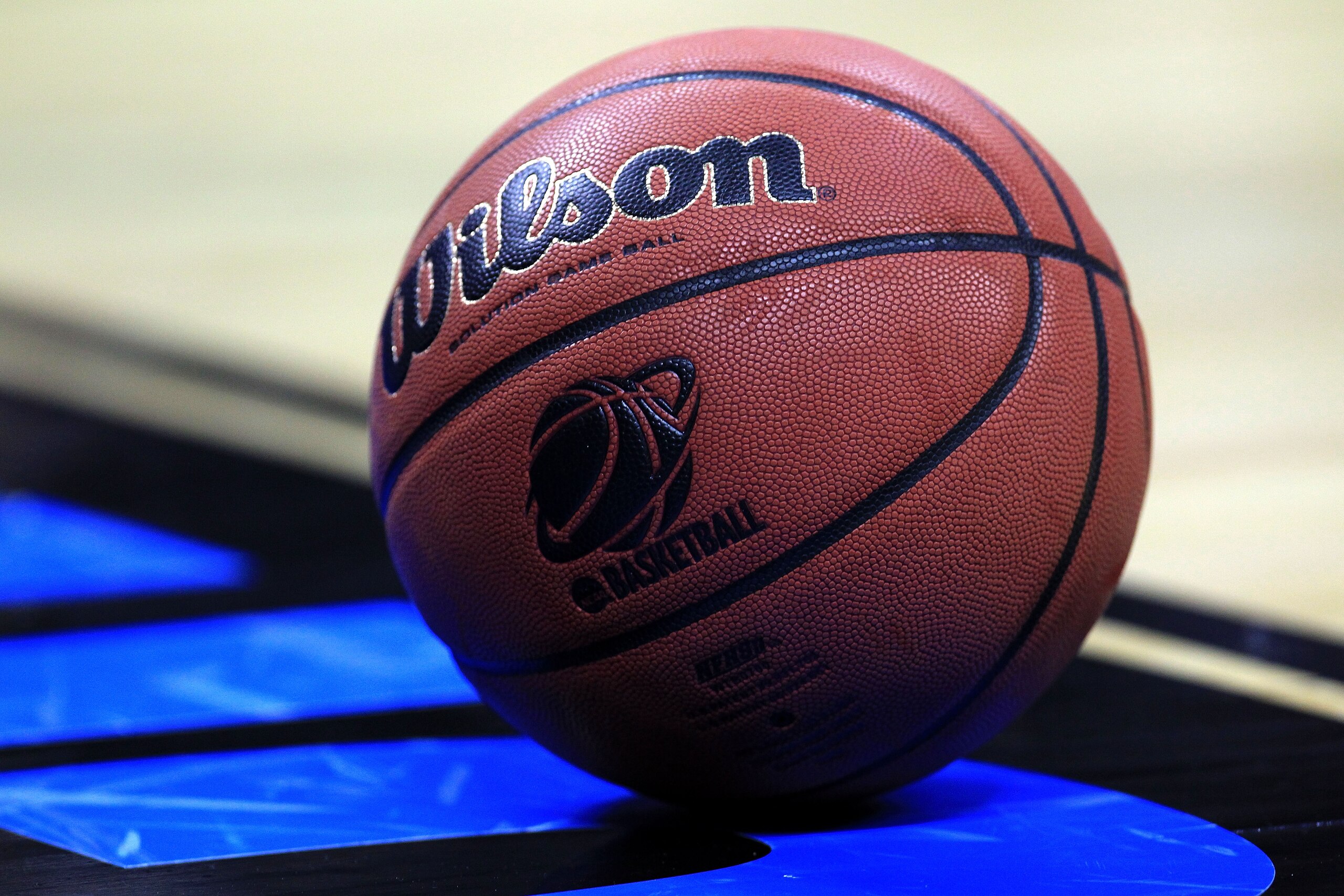 CHARLOTTE, NC - MARCH 20:  A detail of the Wilson NCAA basketball on the court during the third round of the 2011 NCAA men's basketball tournament at Time Warner Cable Arena on March 20, 2011 in Charlotte, North Carolina.  (Photo by Streeter Lecka/Getty I