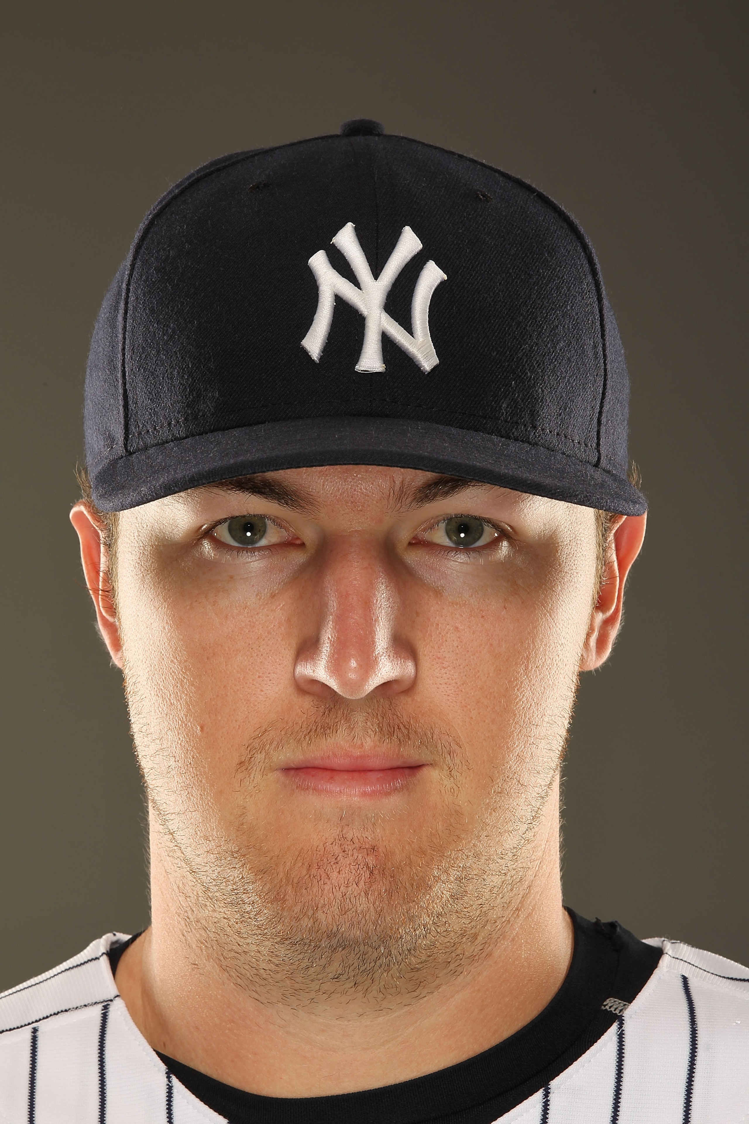 TAMPA, FL - FEBRUARY 23:  Phil Hughes #65 of the New York Yankees poses for a portrait on Photo Day at George M. Steinbrenner Field on February 23, 2011 in Tampa, Florida.  (Photo by Al Bello/Getty Images)