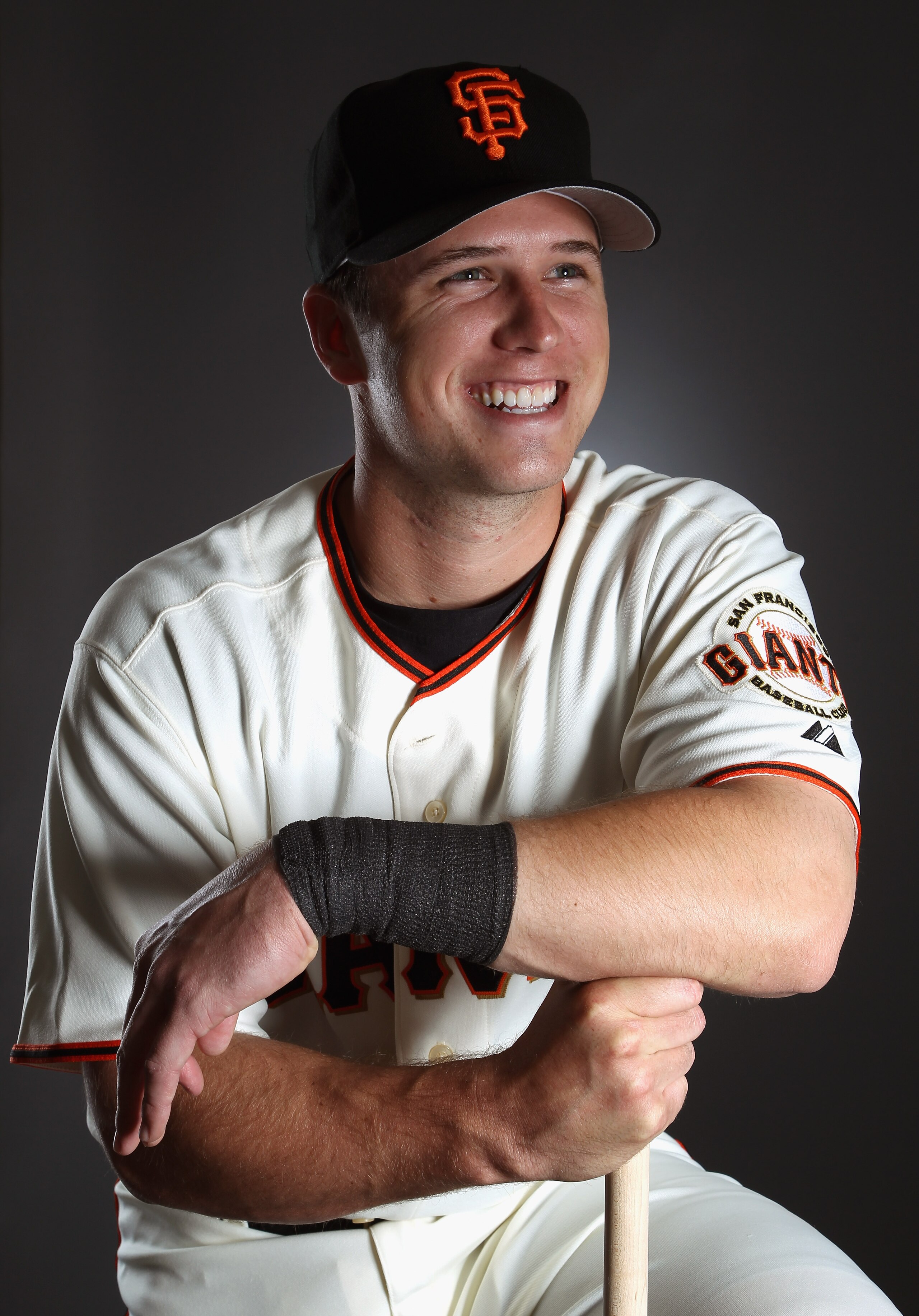 SCOTTSDALE, AZ - FEBRUARY 23: Buster Posey #28 of the San Francisco Giants poses for a portrait during media photo day at Scottsdale Stadium on February 23, 2011 in Scottsdale, Arizona.  (Photo by Ezra Shaw/Getty Images)