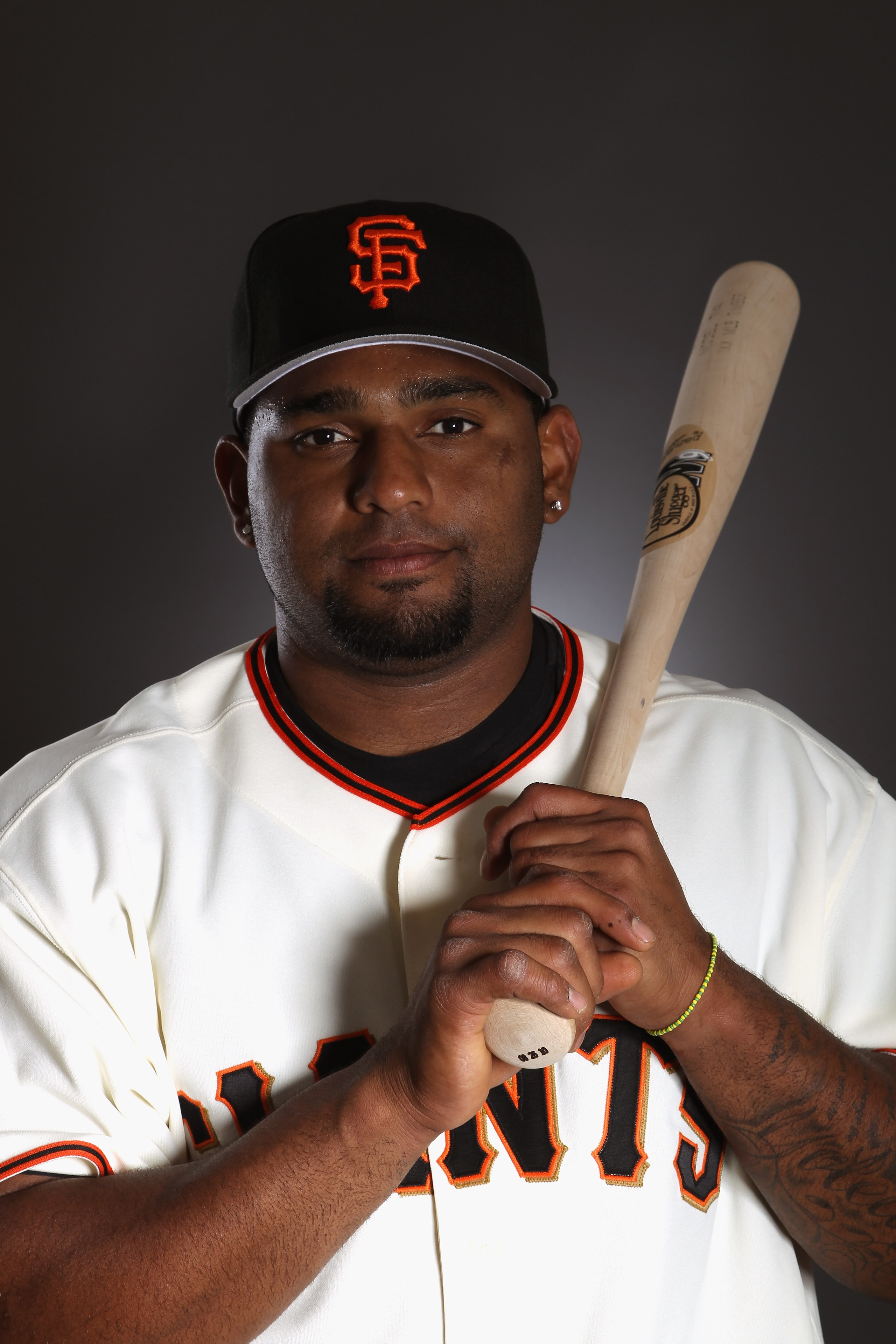 SCOTTSDALE, AZ - FEBRUARY 23:  Pablo Sandoval #48 of the San Francisco Giants poses for a portrait during media photo day at Scottsdale Stadium on February 23, 2011 in Scottsdale, Arizona.  (Photo by Ezra Shaw/Getty Images)