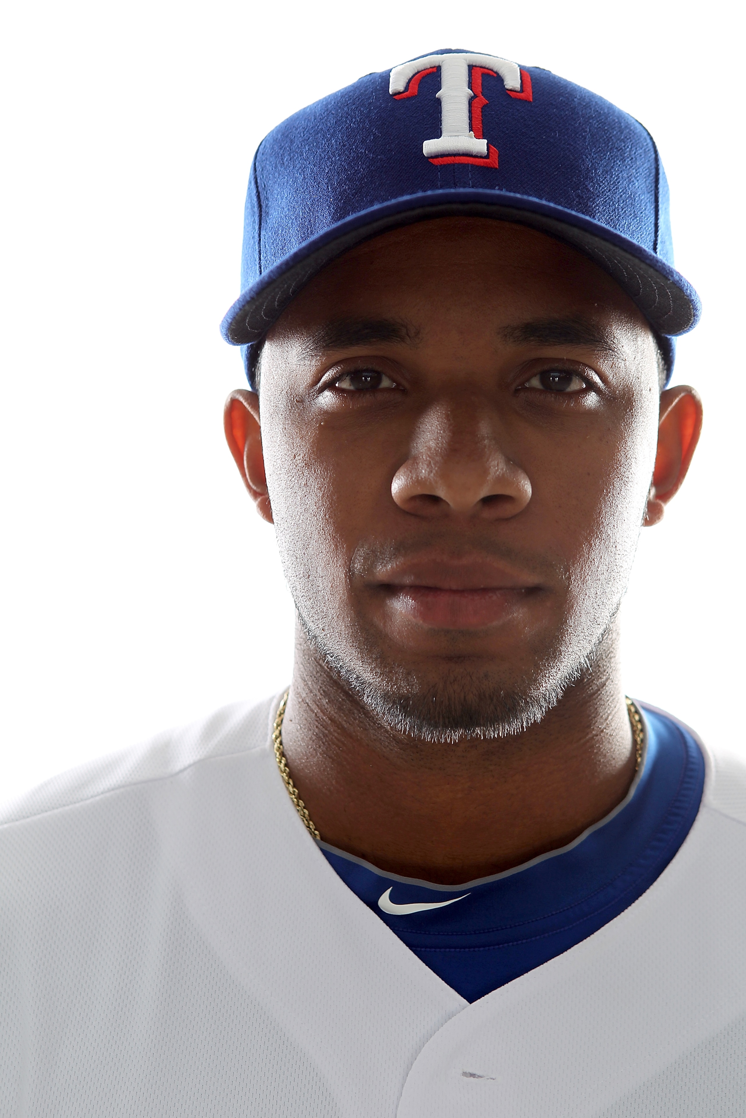 SURPRISE, AZ - FEBRUARY 25:  Elvis Andrus #1 of the Texas Rangers poses for a portrait during Spring Training Media Day on February 25, 2011 at Surprise Stadium in Surprise, Arizona.  (Photo by Jonathan Ferrey/Getty Images)