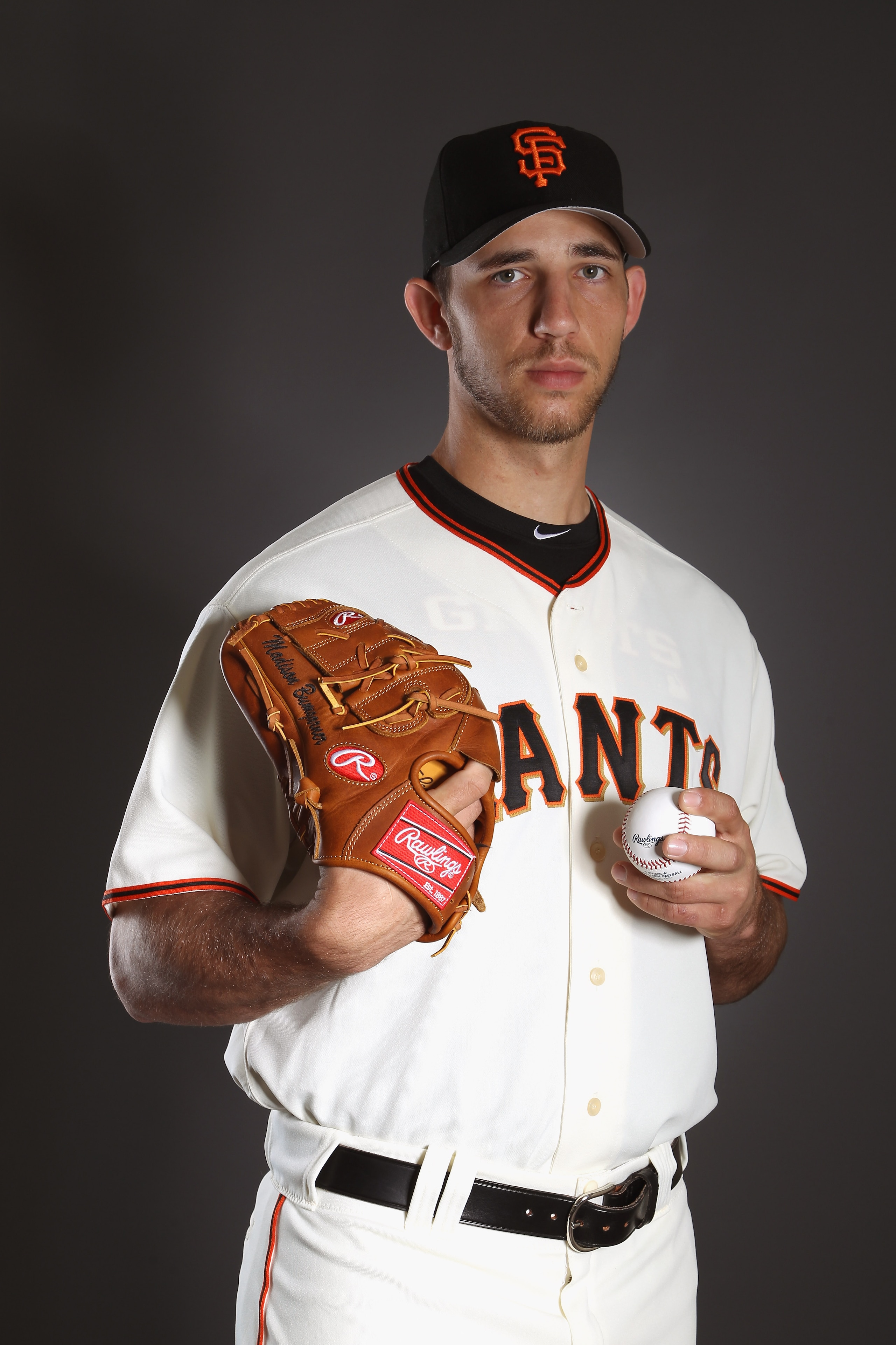SCOTTSDALE, AZ - FEBRUARY 23:  Madison Bumgarner #40 of the San Francisco Giants poses for a portrait during media photo day at Scottsdale Stadium on February 23, 2011 in Scottsdale, Arizona.  (Photo by Ezra Shaw/Getty Images)
