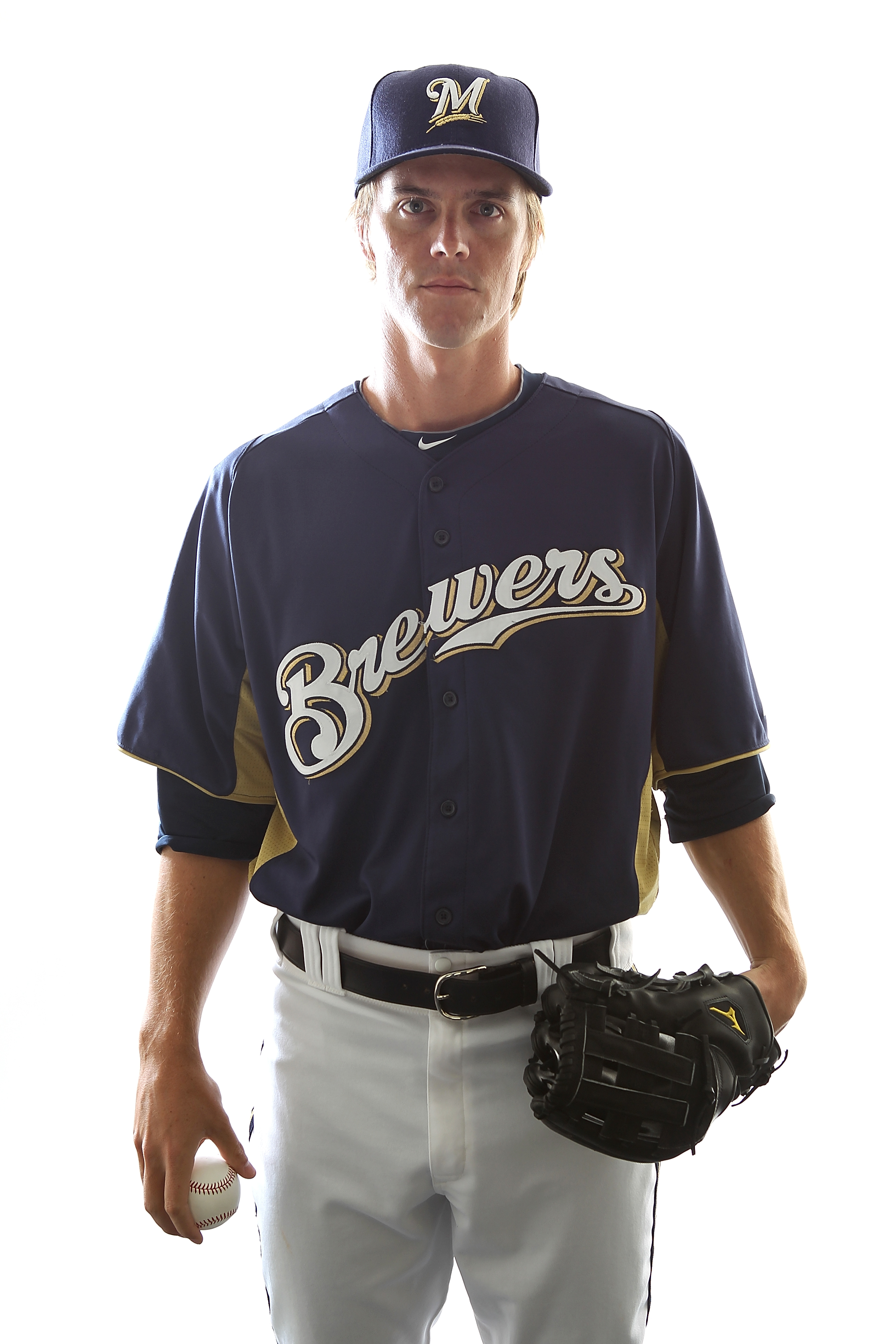 Majestic MLB Milwaukee Brewers #8 Ryan Braun's Button up Jersey