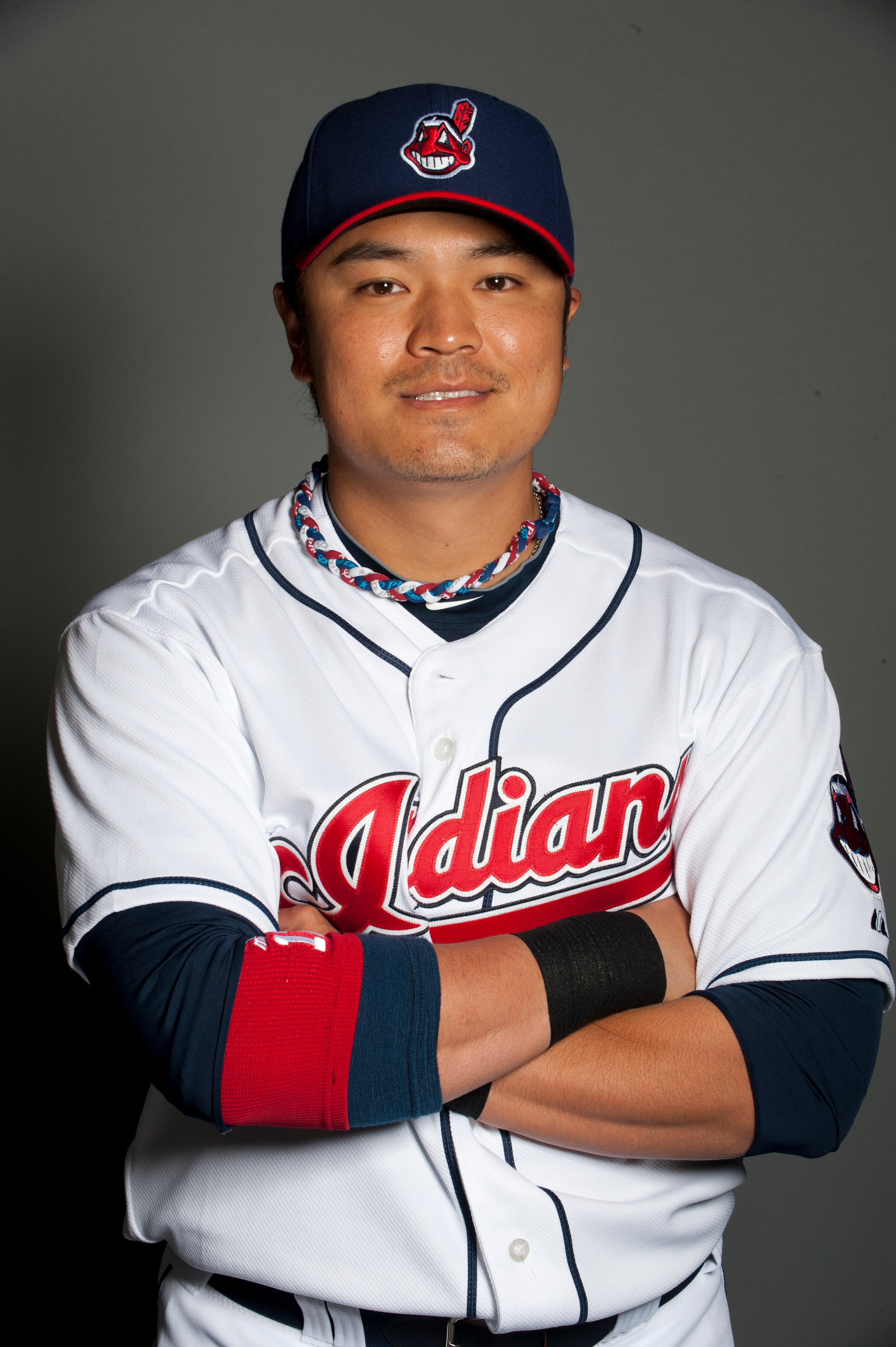GOODYEAR, AZ - FEBRUARY 22: Shin-Soo Choo #17 of the Cleveland Indians poses during their photo day at the Cleveland Indians Spring Training Complex on February 22, 2011 in Goodyear, Arizona. (Photo by Rob Tringali/Getty Images)
